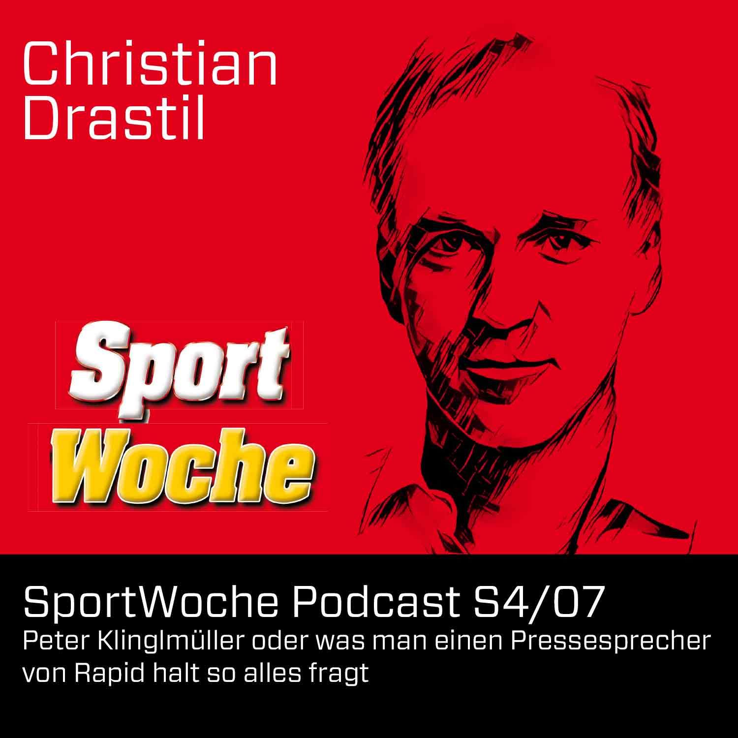 SportWoche Podcast S4/07: Peter Klinglmüller oder was man einen Pressesprecher von Rapid halt so alles fragt