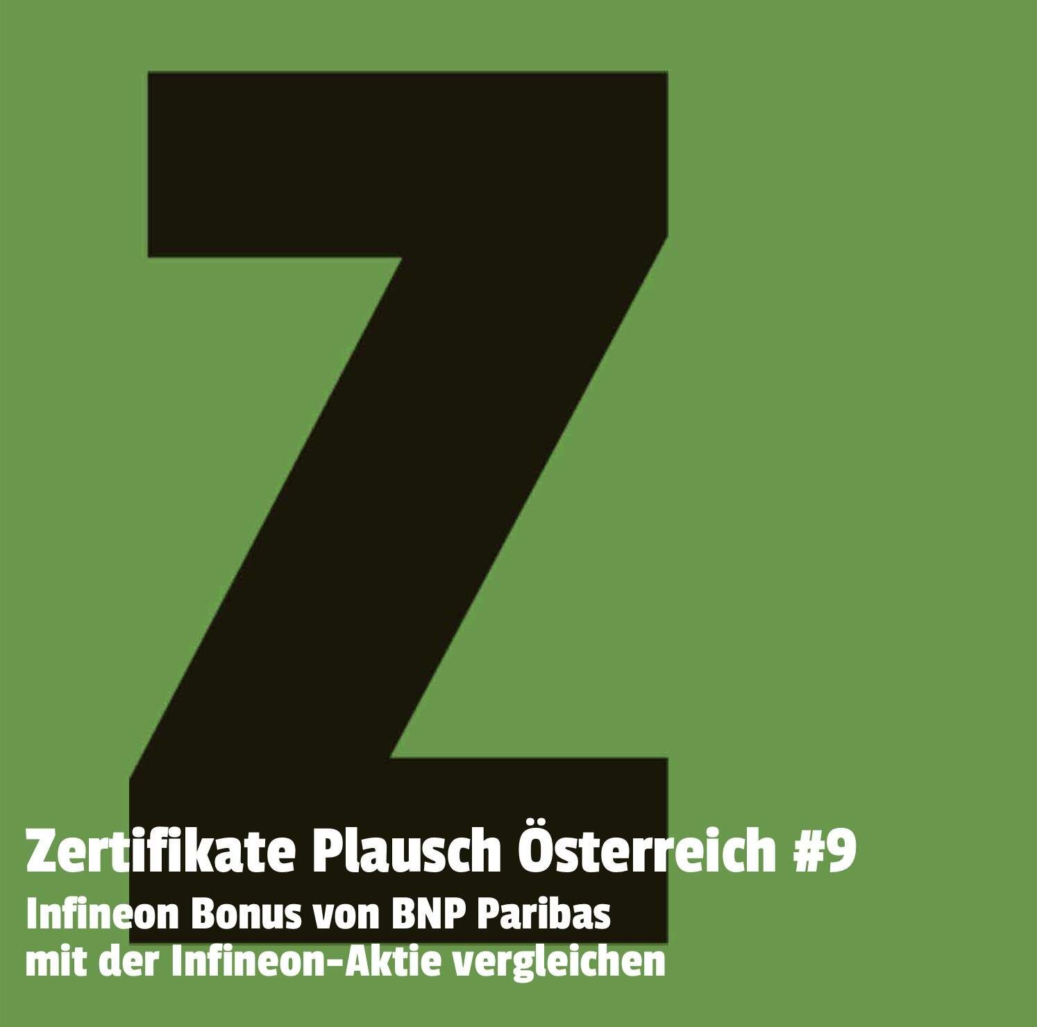 Zertifikat des Tages #9: Infineon Bonus von BNP Paribas mit der Infineon-Aktie vergleichbar, weil gleicher Kurs
