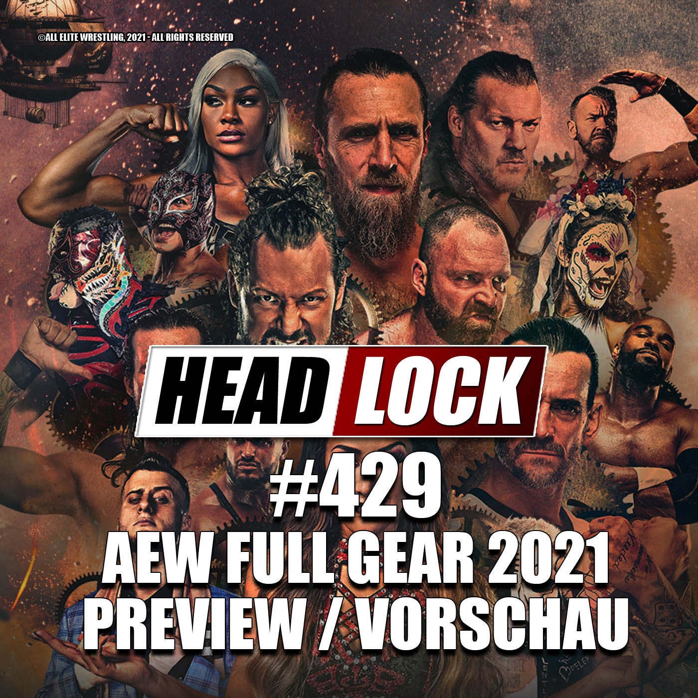 #429: AEW Full Gear 2021 (Vorschau / Preview) - WIRD DER COWBOY NEUER AEW-CHAMPION?