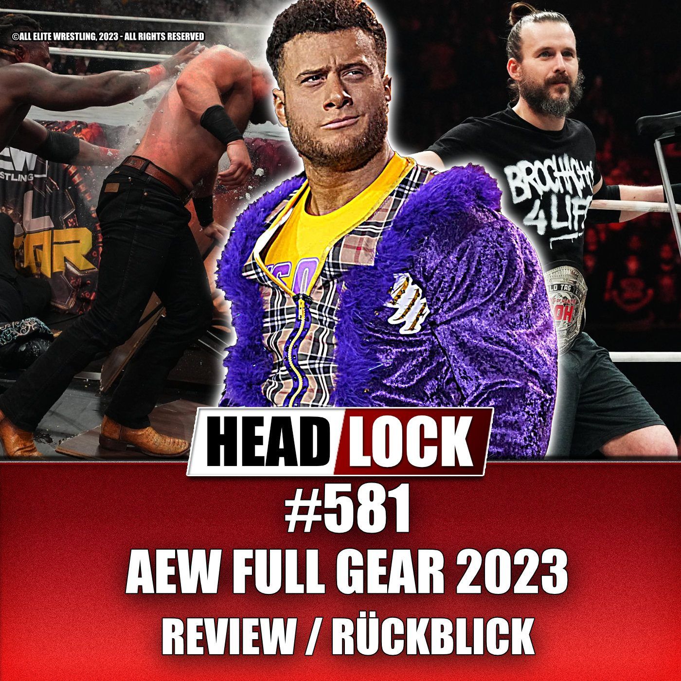 #581: AEW Full Gear 2023 (Review / Rückblick) - CHAMPIONSHIP-CHAOS UND DEATHMATCH-BLUTSCHLACHT!