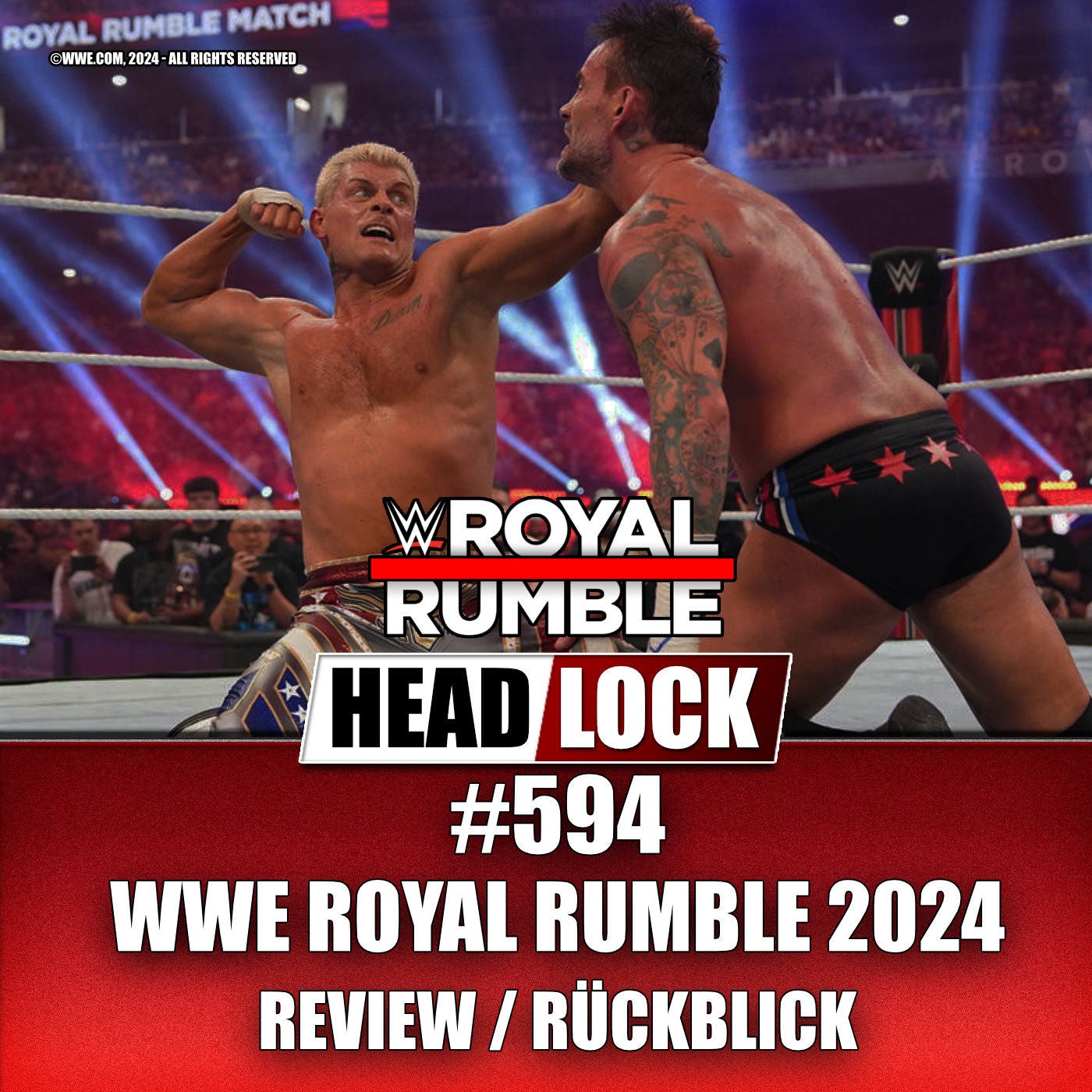 #594: WWE Royal Rumble 2024 (Review / Rückblick) - ZWISCHEN WRESTLEMANIA-GLANZ UND MCMAHON-SKANDAL!
