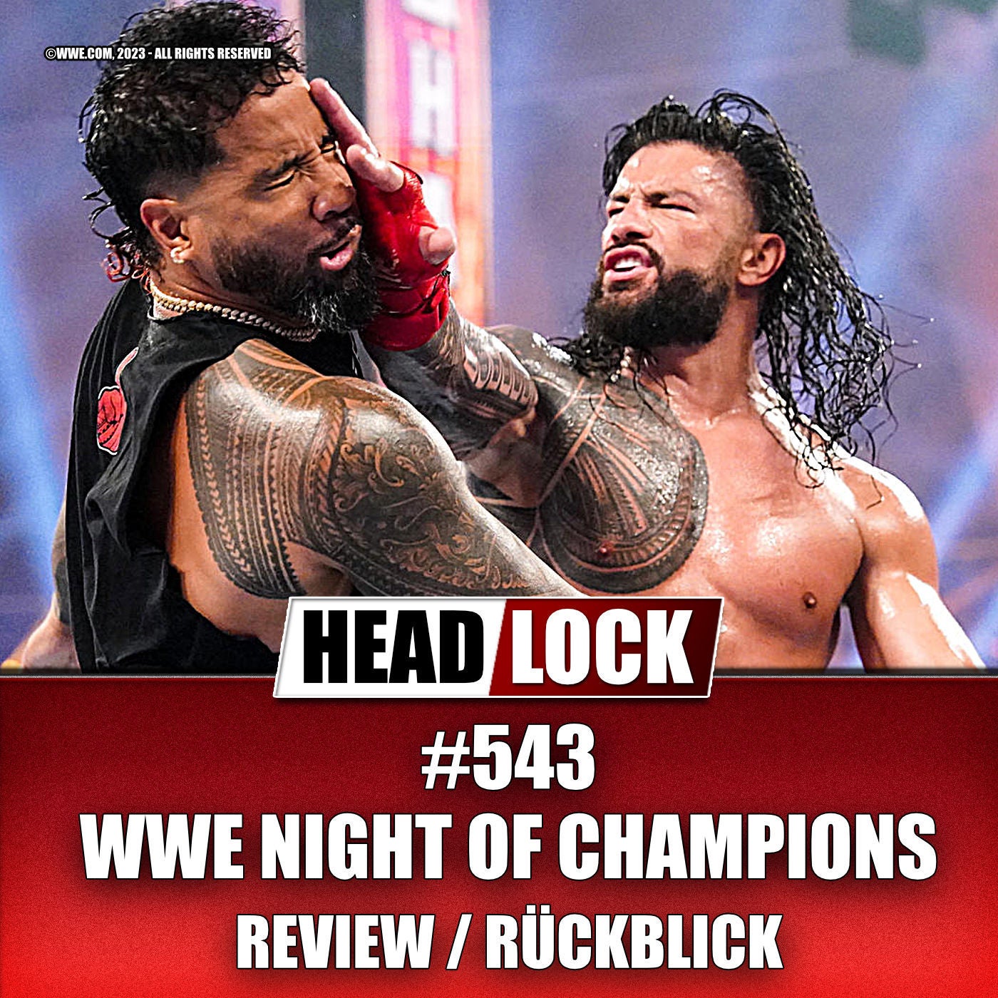 #543: WWE Night of Champions 2023 (Review / Rückblick) - BLOODLINE-STREIT RETTET SAUDI-SHOW!