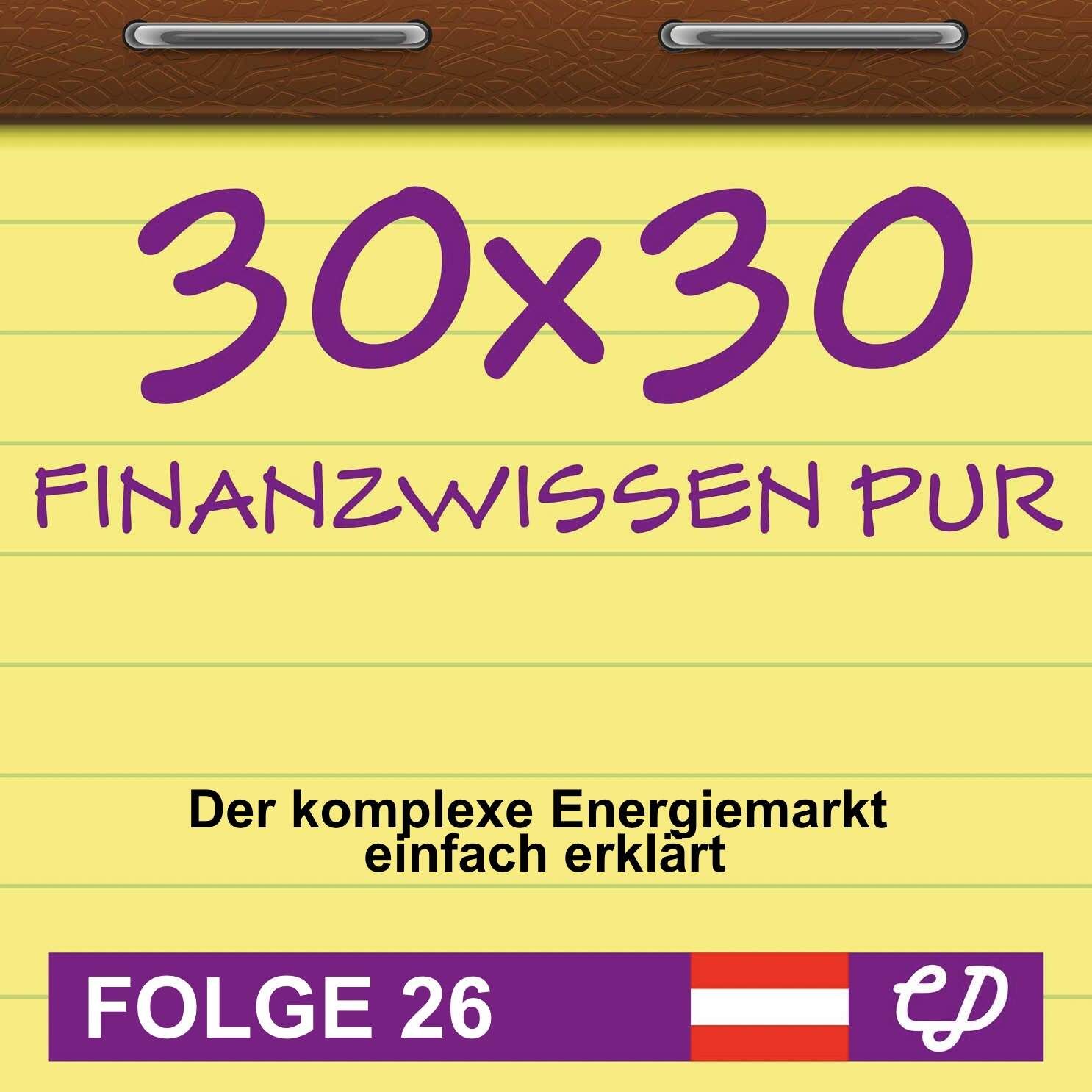30x30 Finanzwissen pur, Folge 26: Der komplexe Energiemarkt einfach erklärt