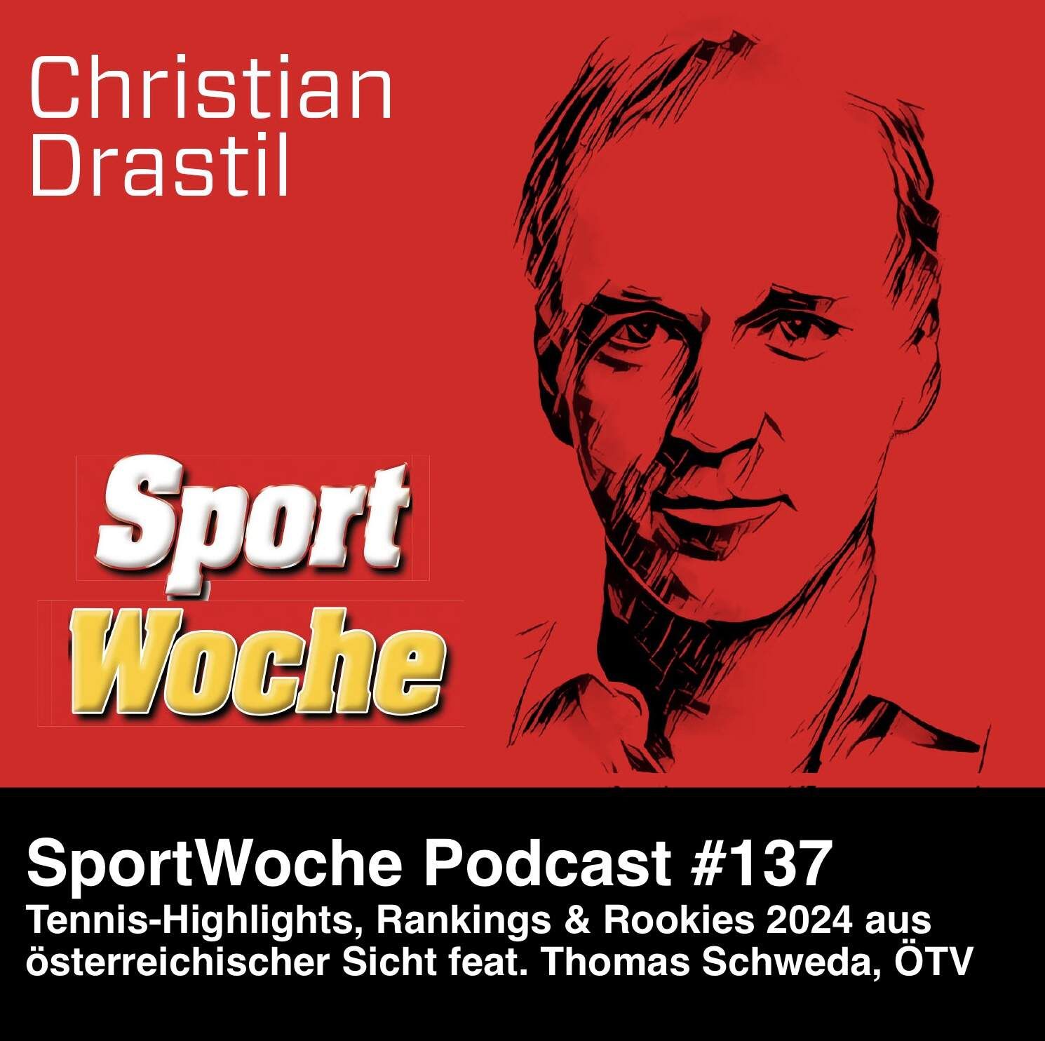 SportWoche Podcast #137: Tennis-Highlights, Rankings & Rookies 2024 aus österreichischer Sicht feat. Thomas Schweda, ÖTV