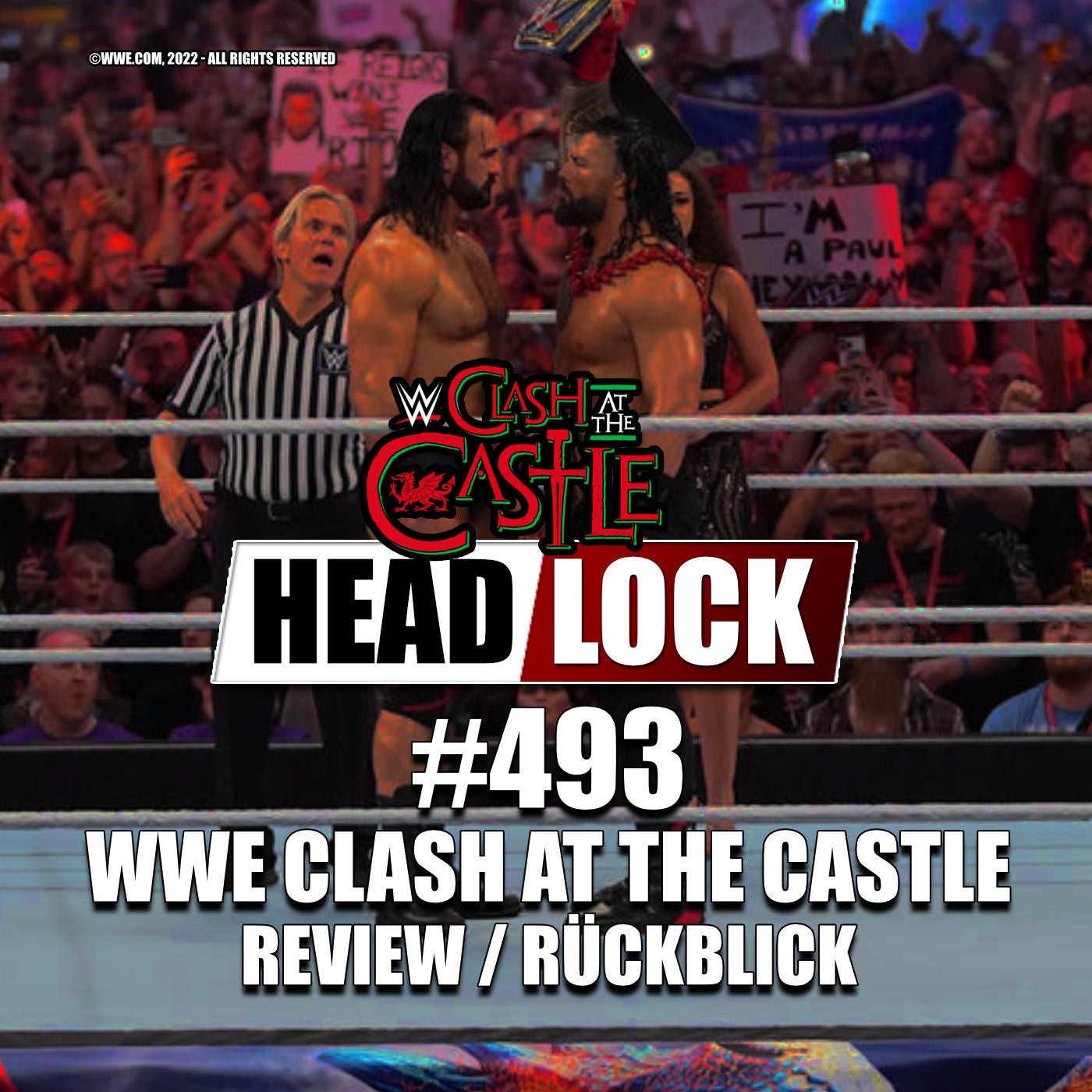 #493: WWE Clash At The Castle 2022 (Review / Rückblick) - SKANDAL-SIEG, DEBÜTS UND TYSON FURY SINGT!
