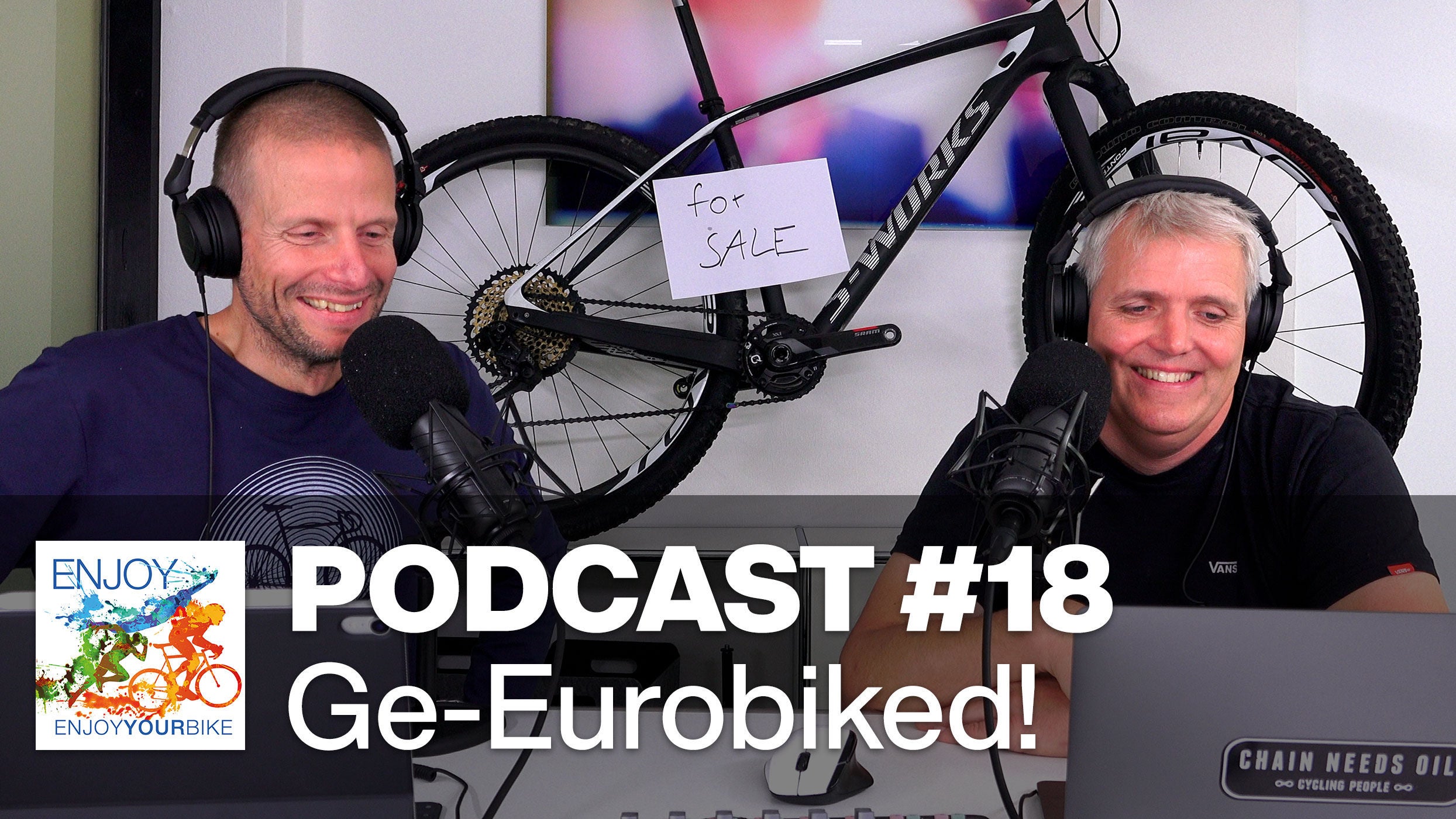18: Ge-Eurobiked! Eurobike 2019 Talk: Smart Bikes, Zwift, RTP-Künstler, Titan-Flaschen, SRM MTB-Powerpedale