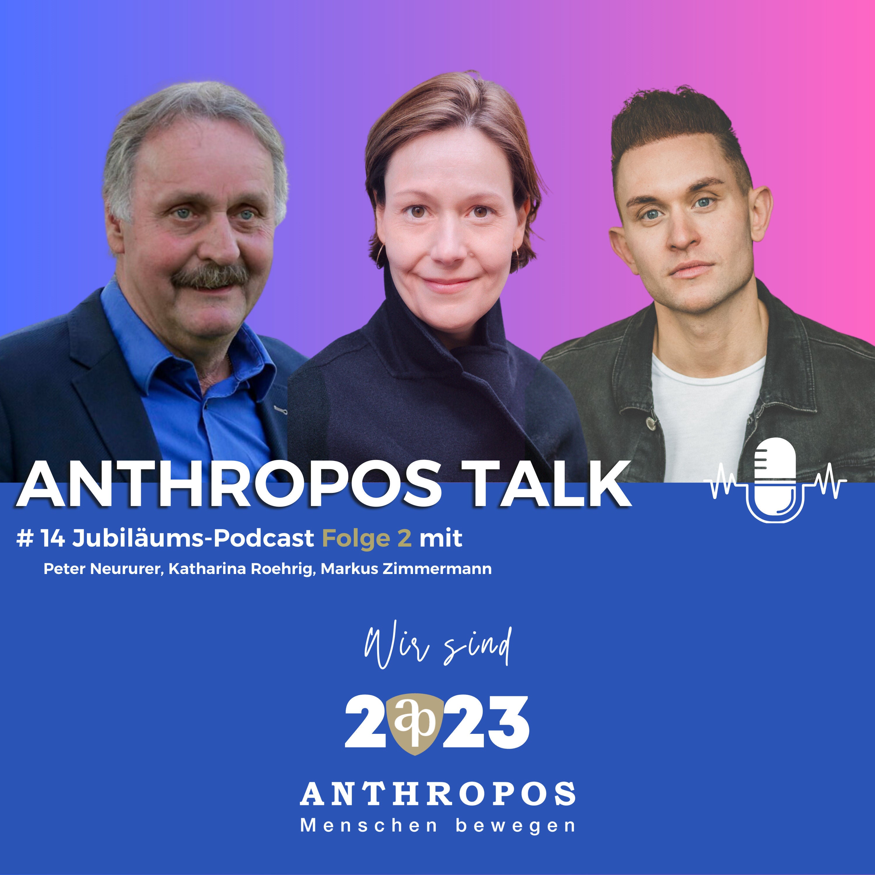 Jubiläums-Podcast Folge 2 mit Katharina Roehrig, Peter Neururer, und Markus Zimmermann