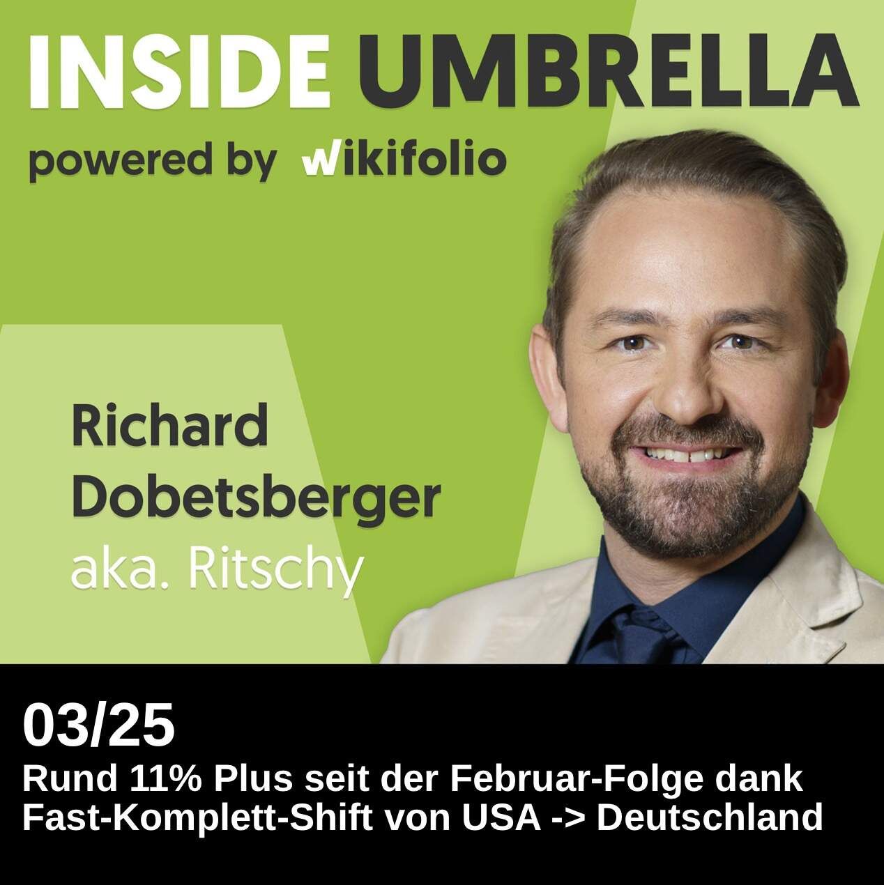 Inside Umbrella powered by wikifolio 03/25: Rund 11% Plus seit der Februar-Folge dank Fast-Komplett-Shift von USA nach Deutschland