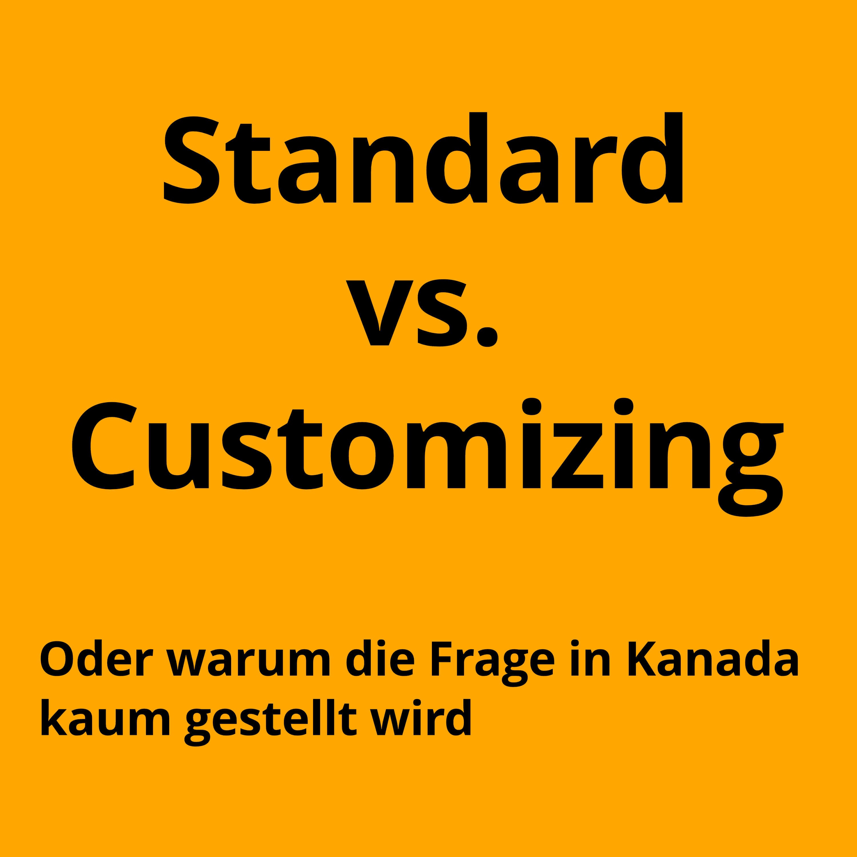 Standard vs. Customizing: Das muss die Software doch können!