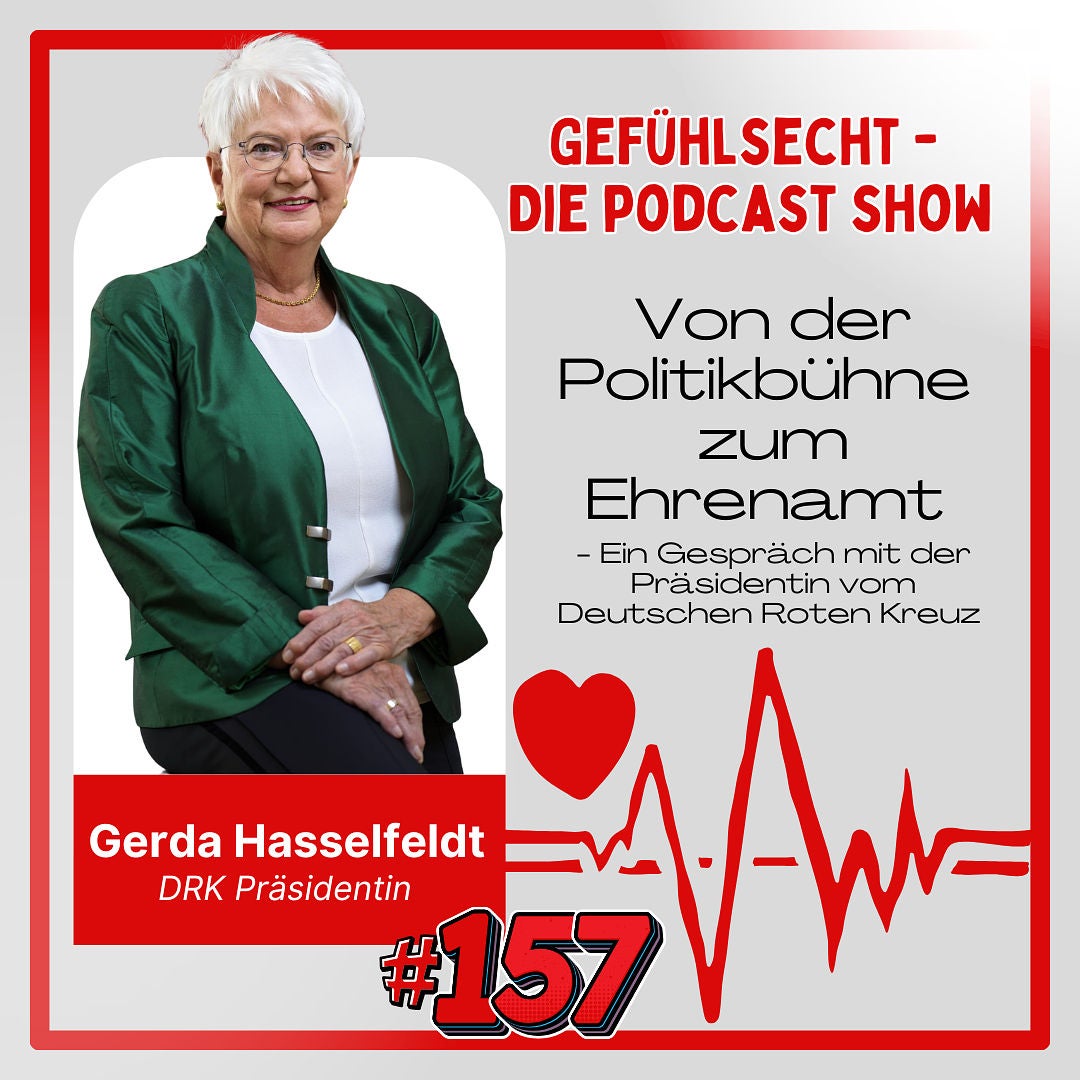 Von der Politikbühne zum Ehrenamt: Ein Gespräch mit der Präsidentin des Deutschen Roten Kreuzes - Episode 157