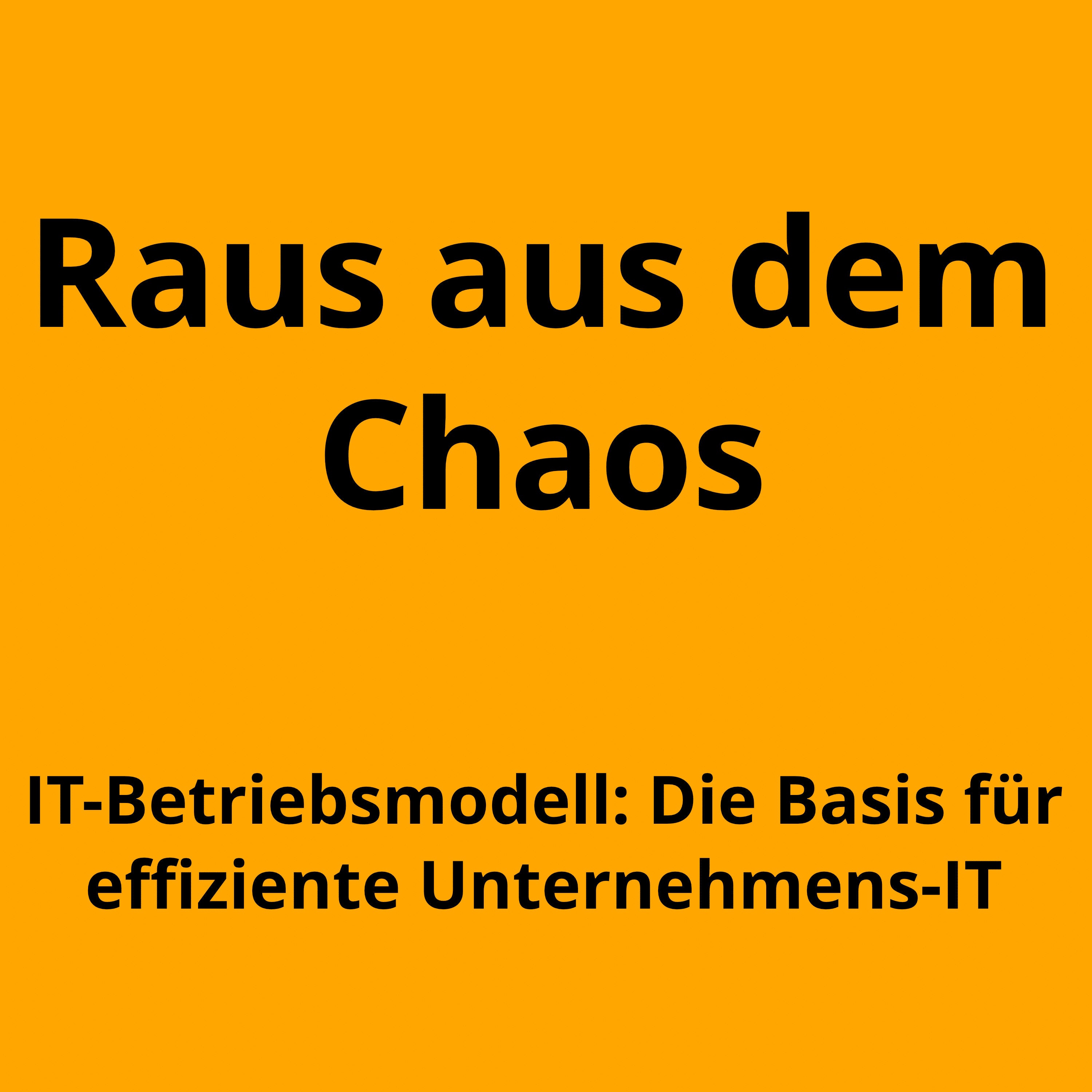 Warum Deine IT ein Betriebsmodell braucht