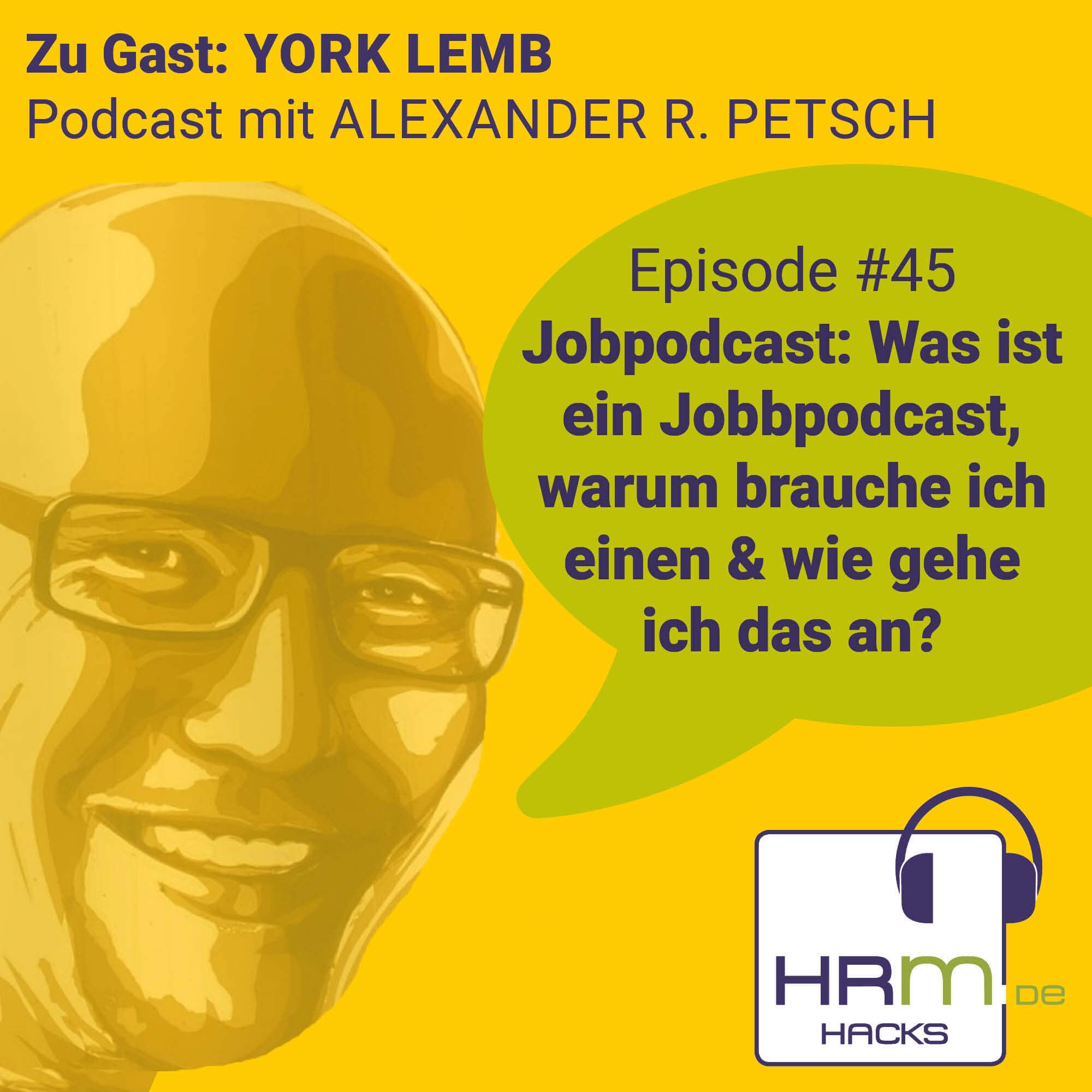 #45 Job-Podcast – warum brauche ich den und wie gehe ich vor?” mit York Lemb