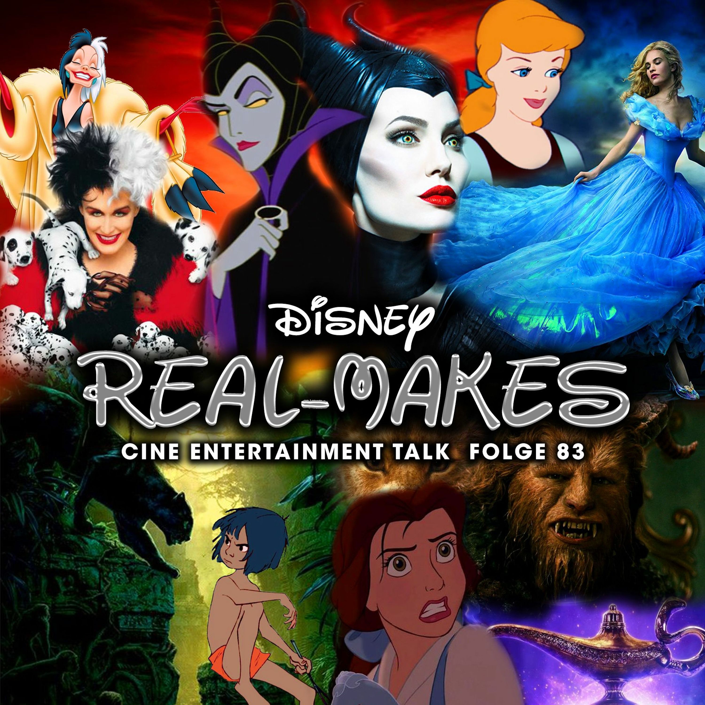 Folge 83 - Disney Real-Makes (101 Dalmatiner, Cinderella, The Jungle Book, Die Schöne und das Biest)