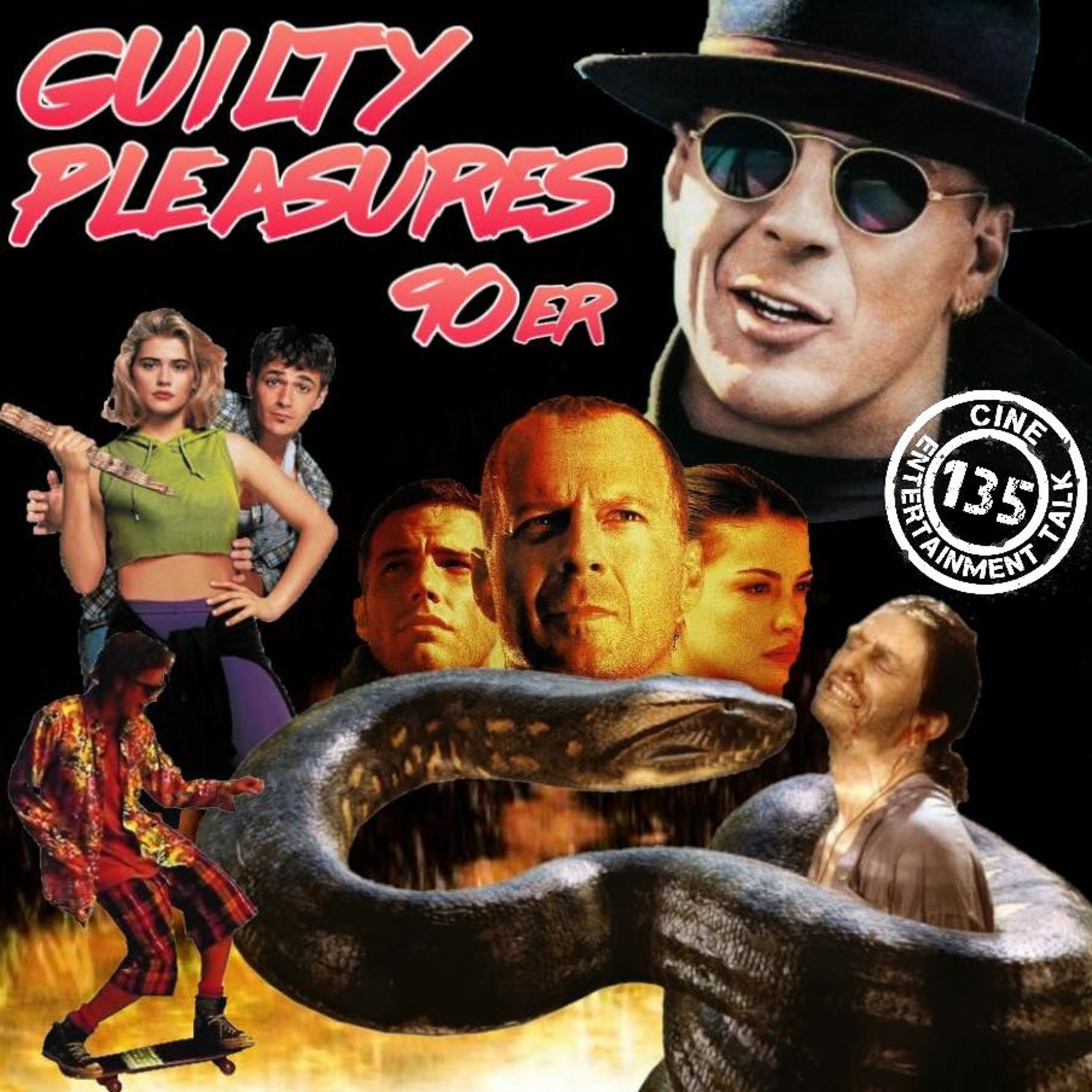 Folge 135 - Guilty Pleasures - 90er (Buffy, Anaconda, Hudson Hawk, Steinzeit Junior, Armageddon)