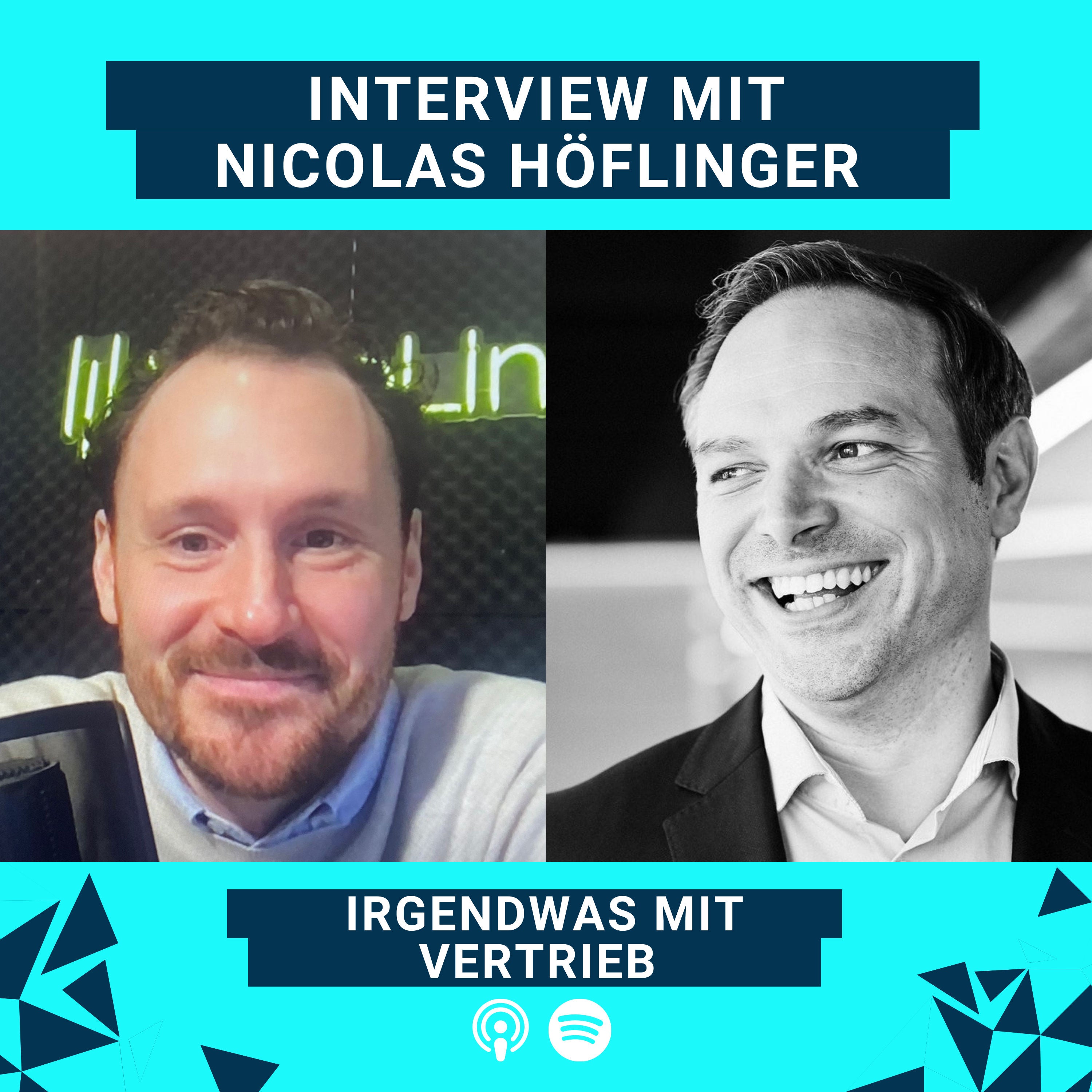 #44 S2E2 Gründer, Head of Sales & Außendienst in Personalunion - Interview mit Dr. Nicolas Höflinger von Voiceline