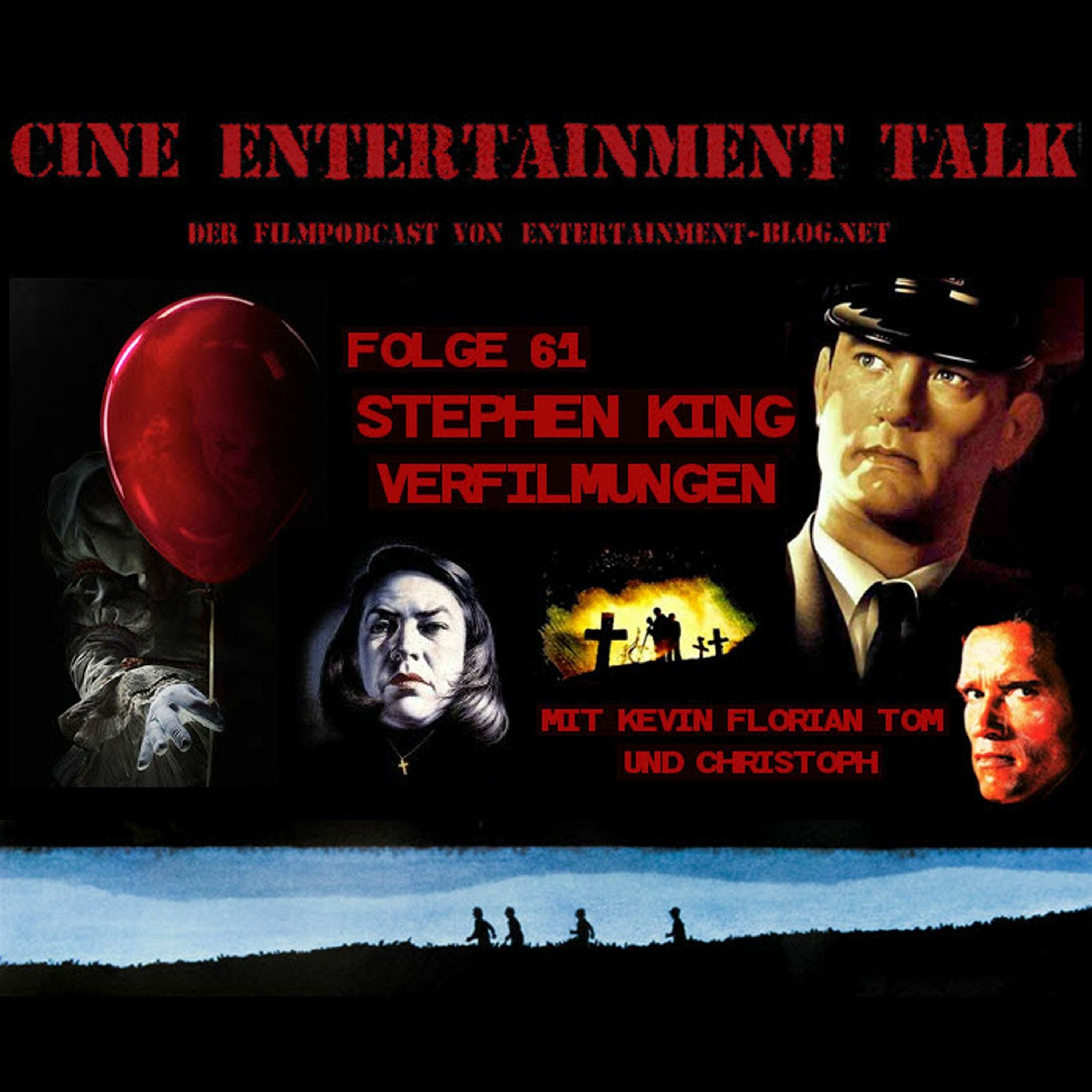 Folge 61 - Stephen King-Verfilmungen (Es, Stand by me, Die Verurteilten, Running Man, Shining...)
