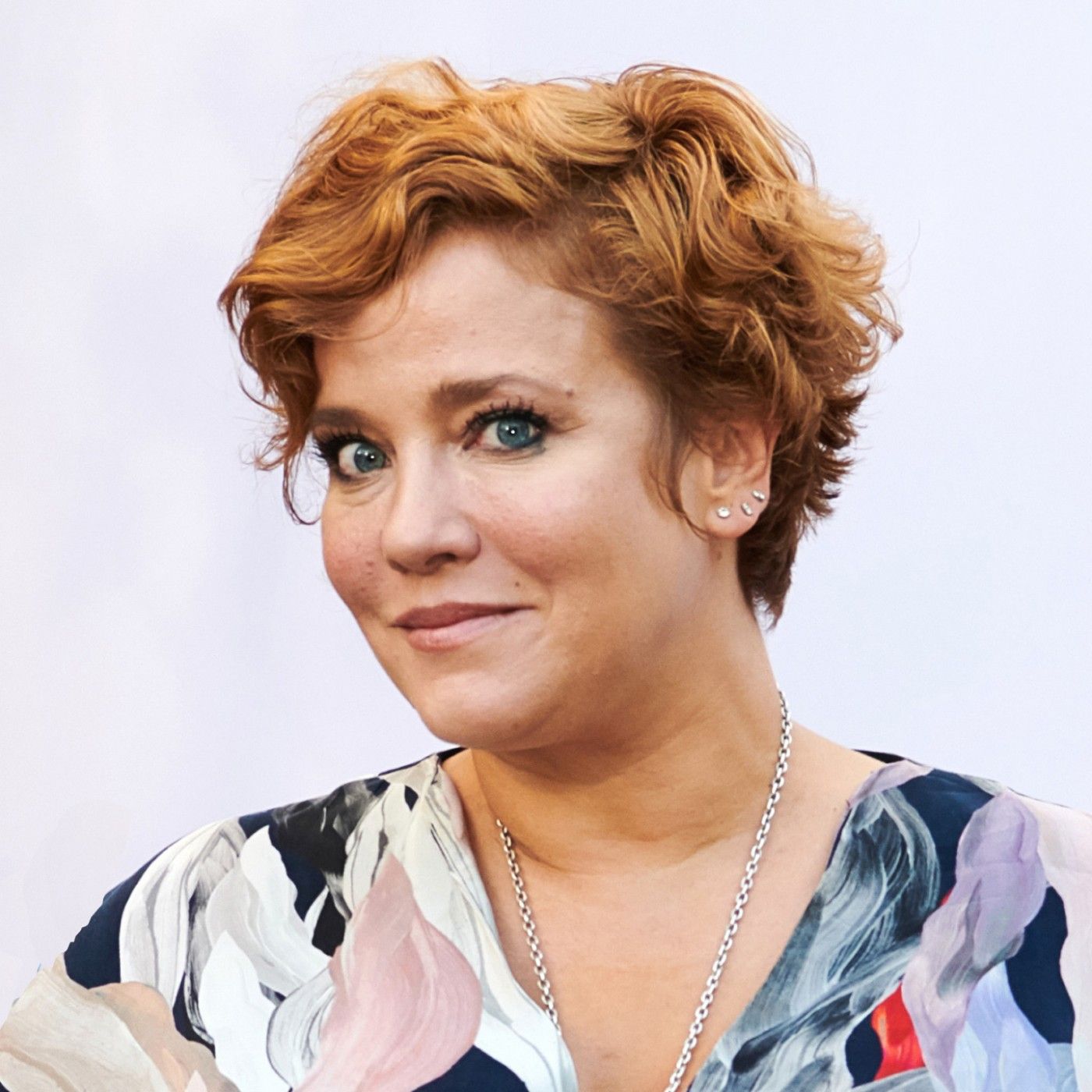 Mit der Schauspielerin Muriel Baumeister