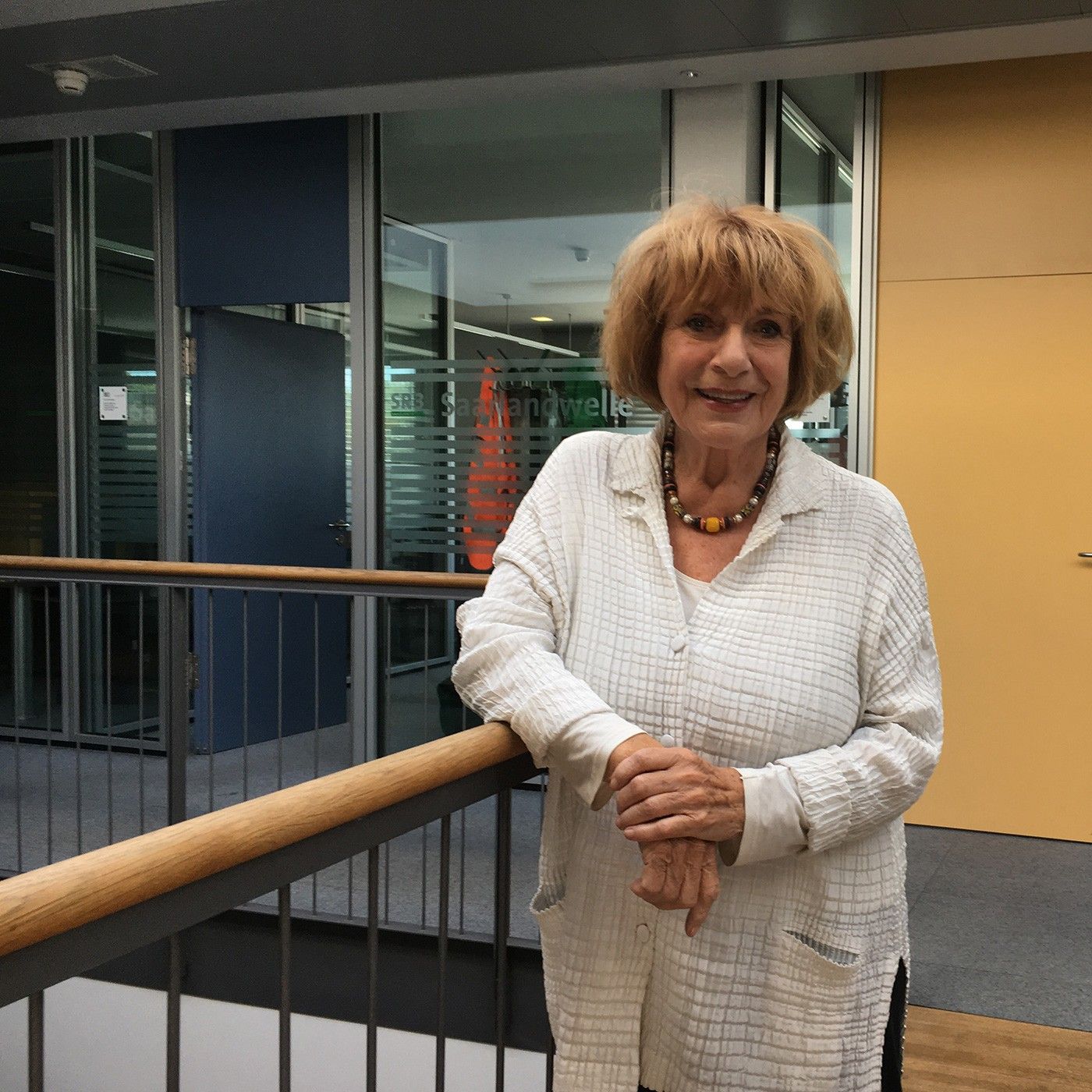 Mit Schauspielerin Hannelore Hoger
