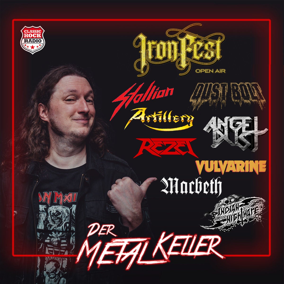 Pizzabelag mit N (Iron Fest Special u.a. mit Dust Bolt, Rezet, Angel Dust, Macbeth, Artillery uvm)