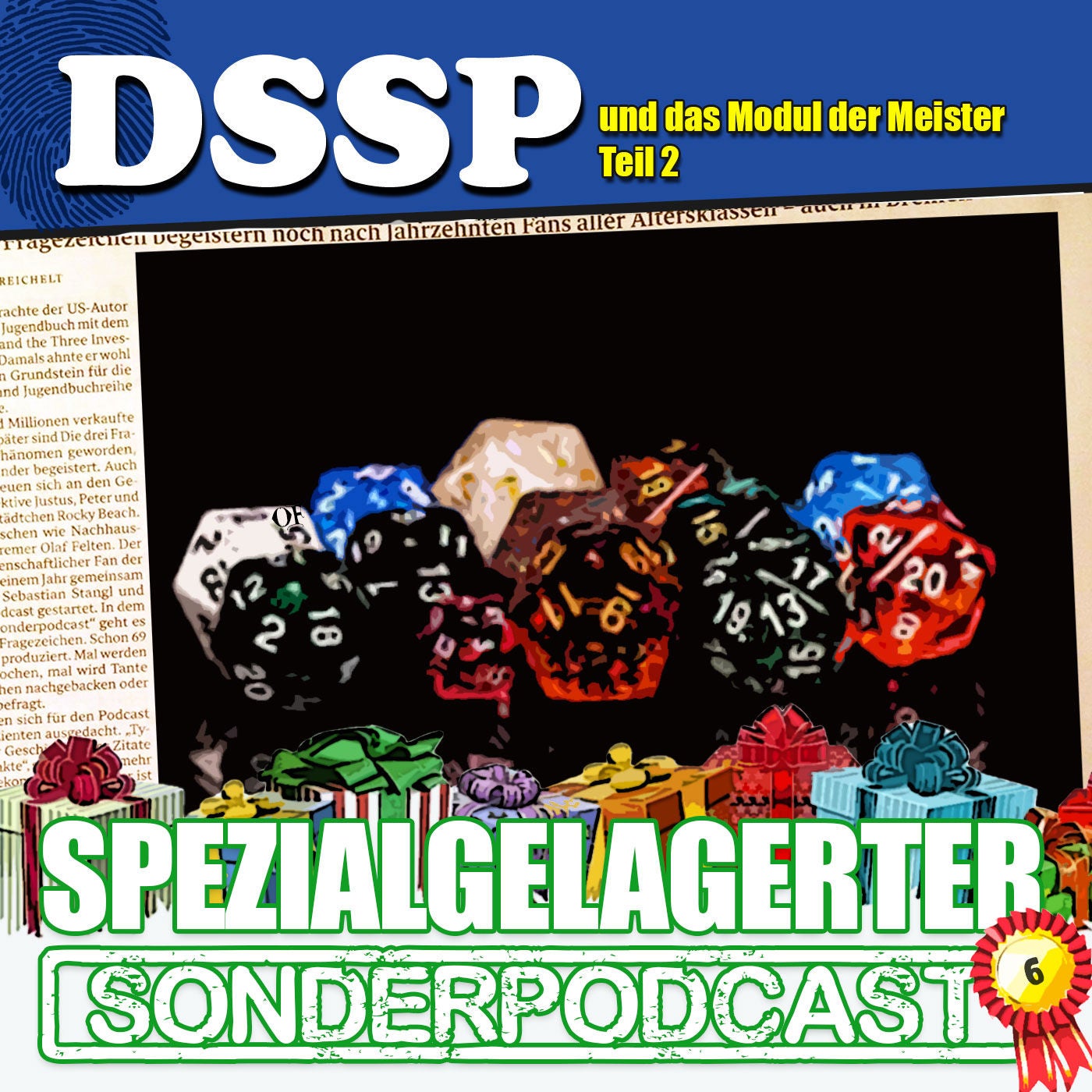 Spezialgelagerter Adventskalender 2022 – Tür 6: DSSP - 1W6 Freunde und das Modul der Meister (Seite B)