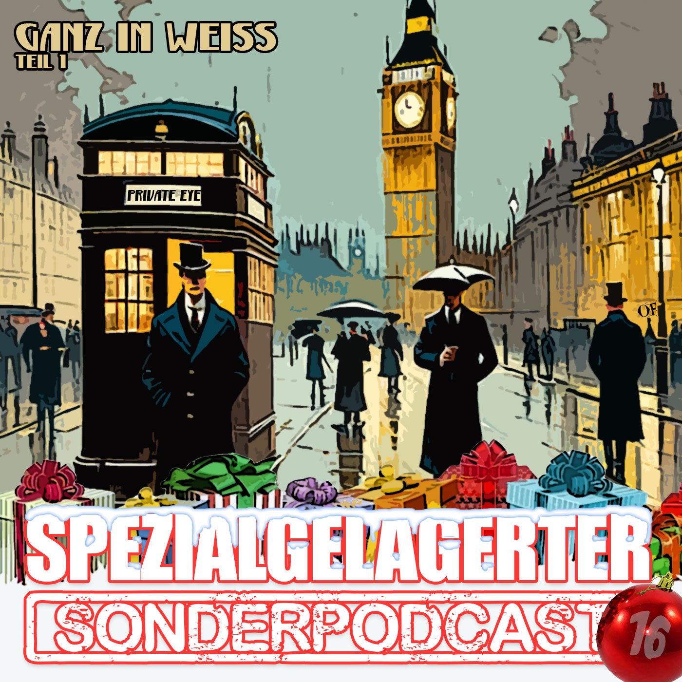 Spezialgelagerter Adventskalender 2023- Tür 16: Private Eye - Ganz in weiss (Teil 1)