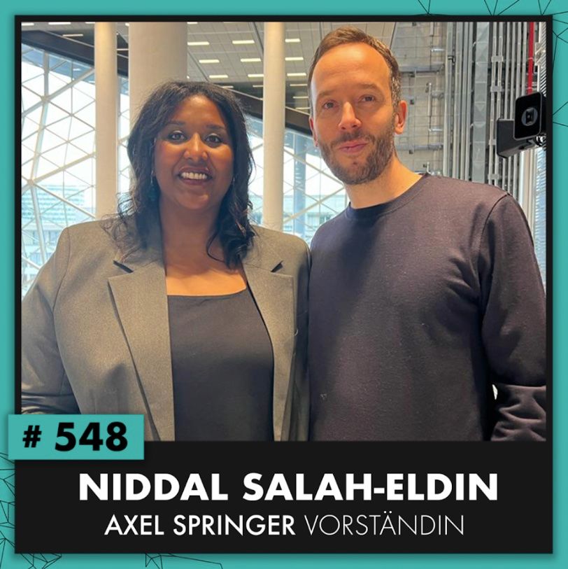 OMR #548 mit Axel-Springer-Vorständin Niddal Salah-Eldin