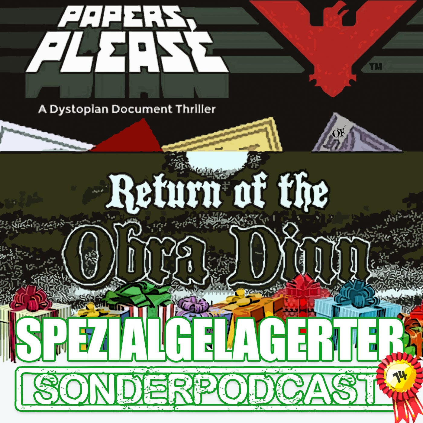 Spezialgelagerter Adventskalender 2022 – Tür 14: Papers, please und Return of the Obra Dinn (feat. Somni)