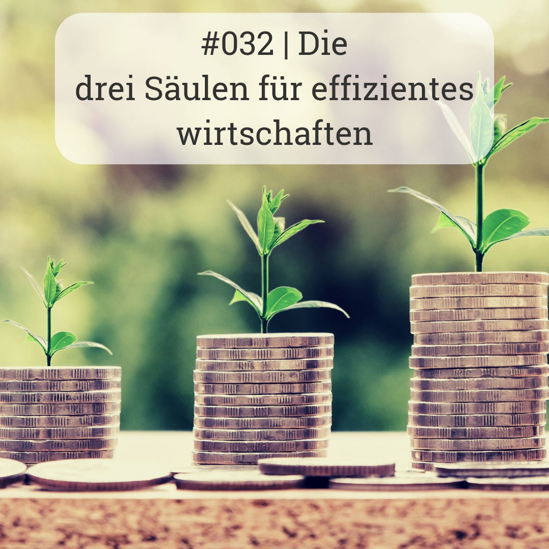 | Die drei Säulen für effizientes wirtschaften