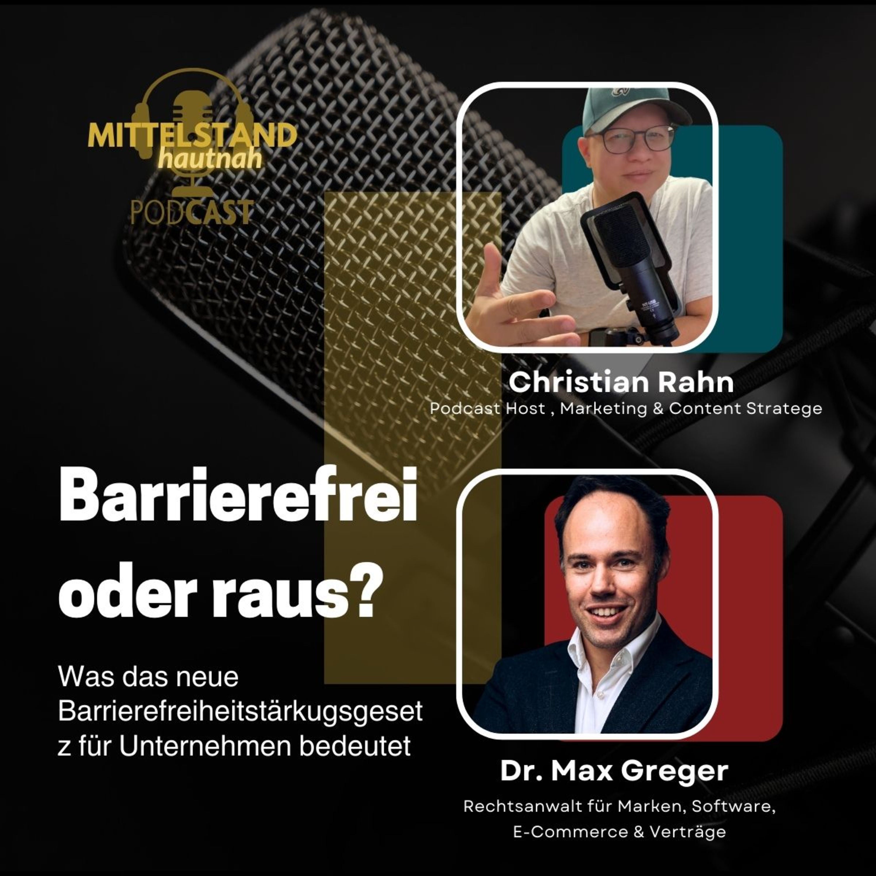 Barrierefrei oder raus? Was das neue Barrierefreiheitstärkungsgesetz für digitale Angebote bedeutet - Folge 123