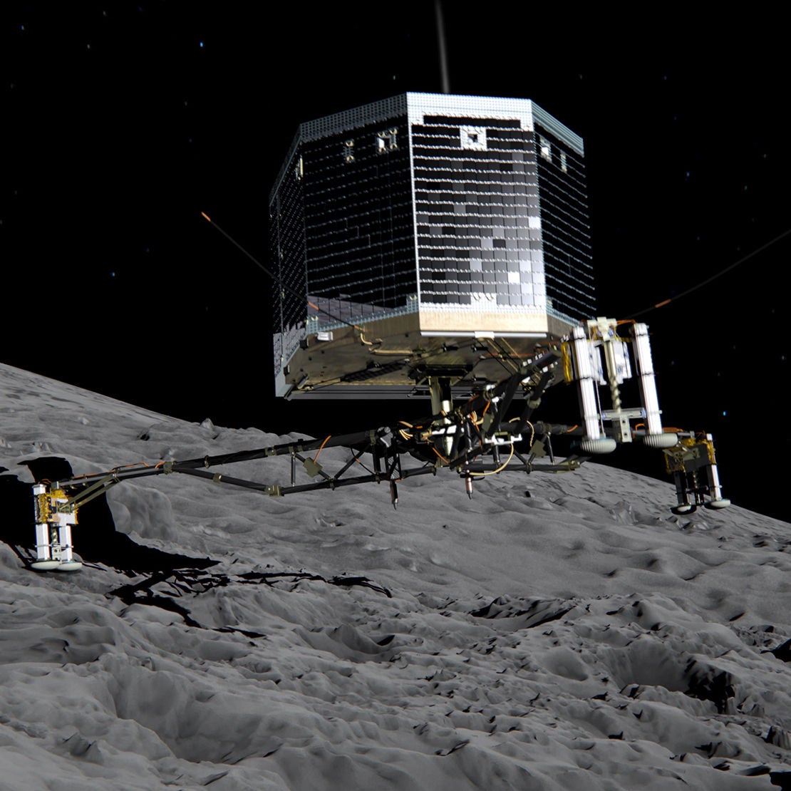 Philaes Magnetkompass