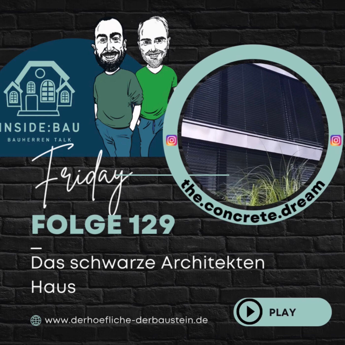 INSIDE:BAU - Das schwarze Architekten Haus - IG: the.concrete.dream