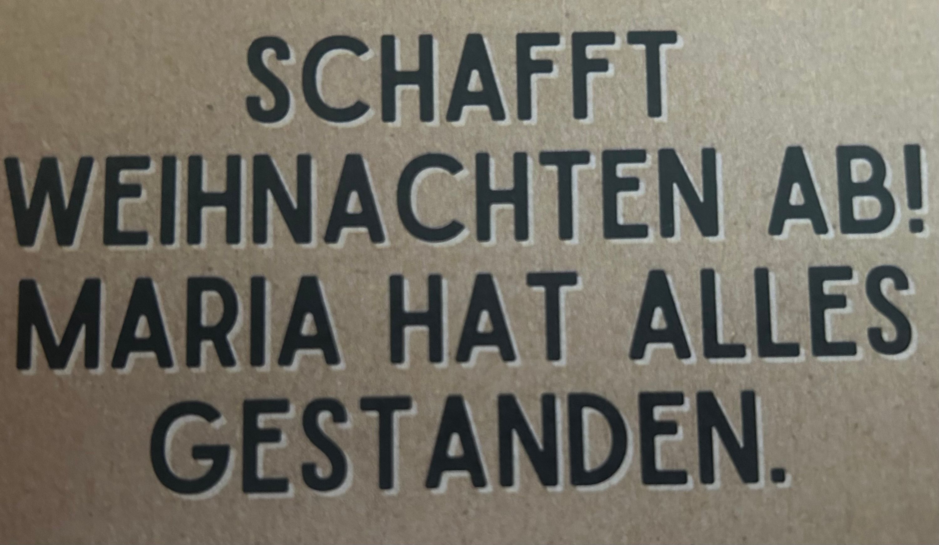 Die leere Krippe