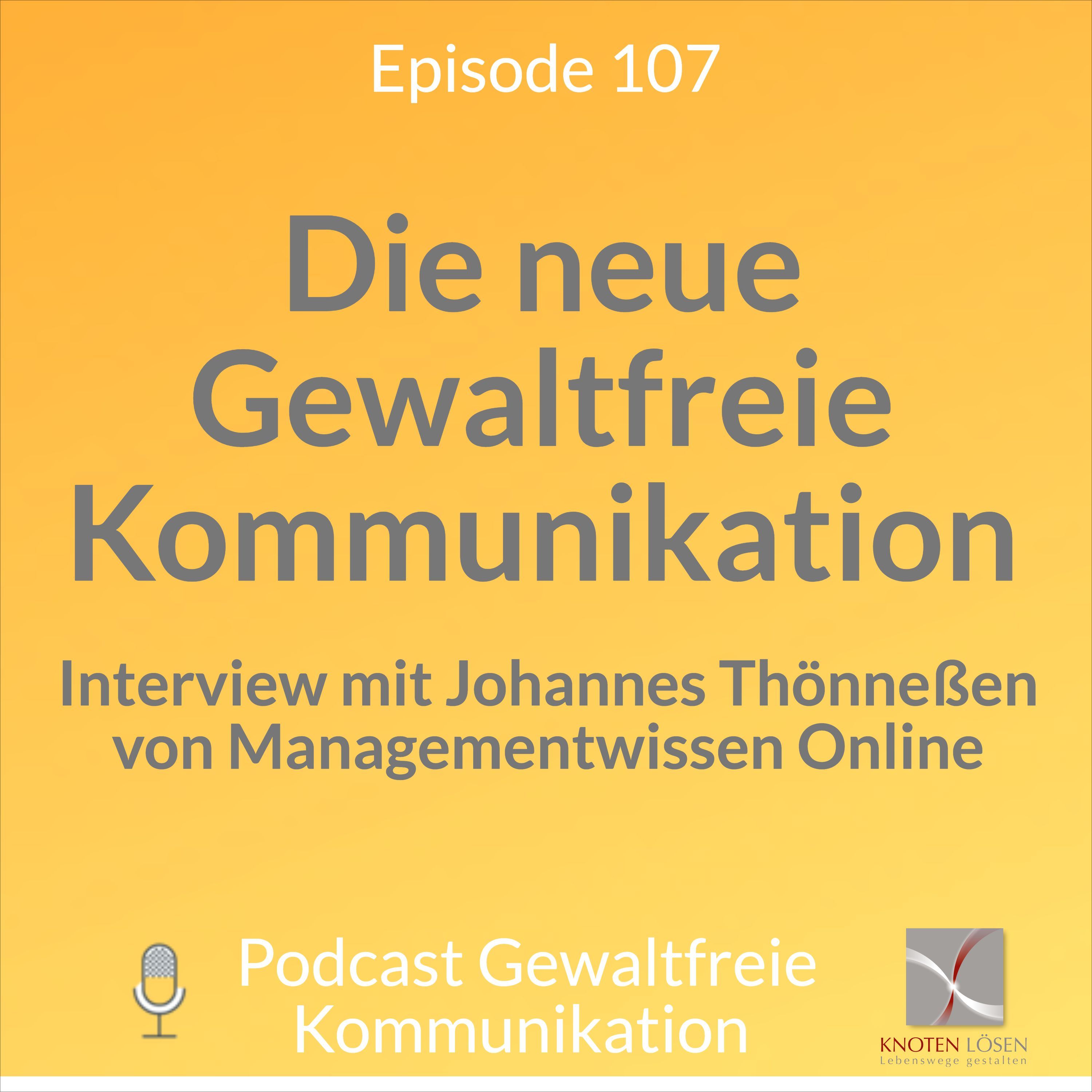 Die neue Gewaltfreie Kommunikation - Interview bei Managementwissen Online