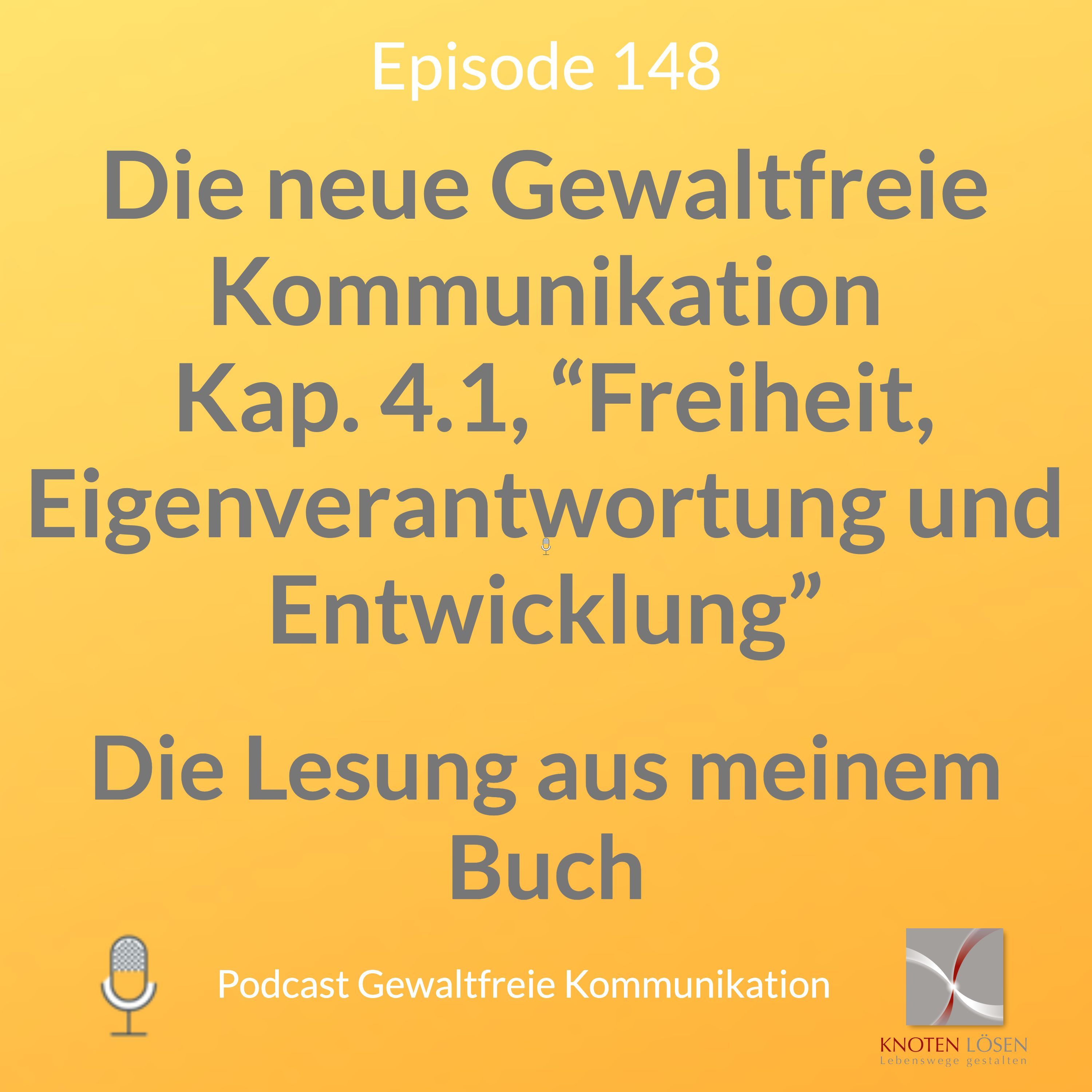 "Die neue Gewaltfreie Kommunikation", Kap. 4.1