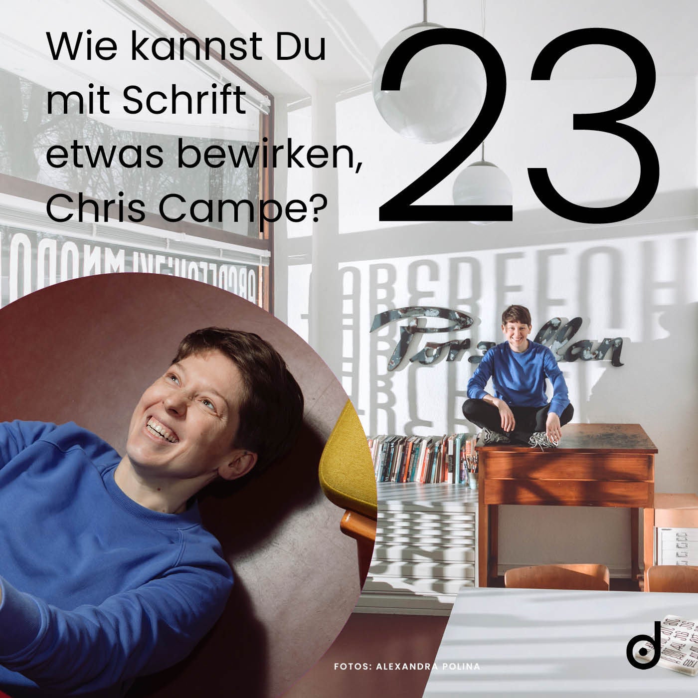 Wie kannst Du mit Schrift etwas bewirken, Chris Campe?