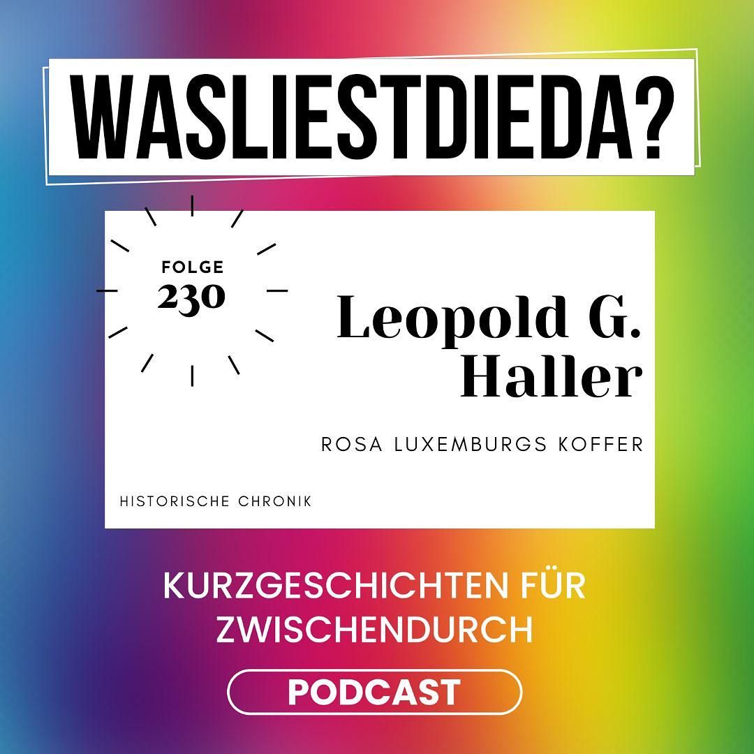 230 Rosa Luxemburgs Koffer - Leopold G. Haller