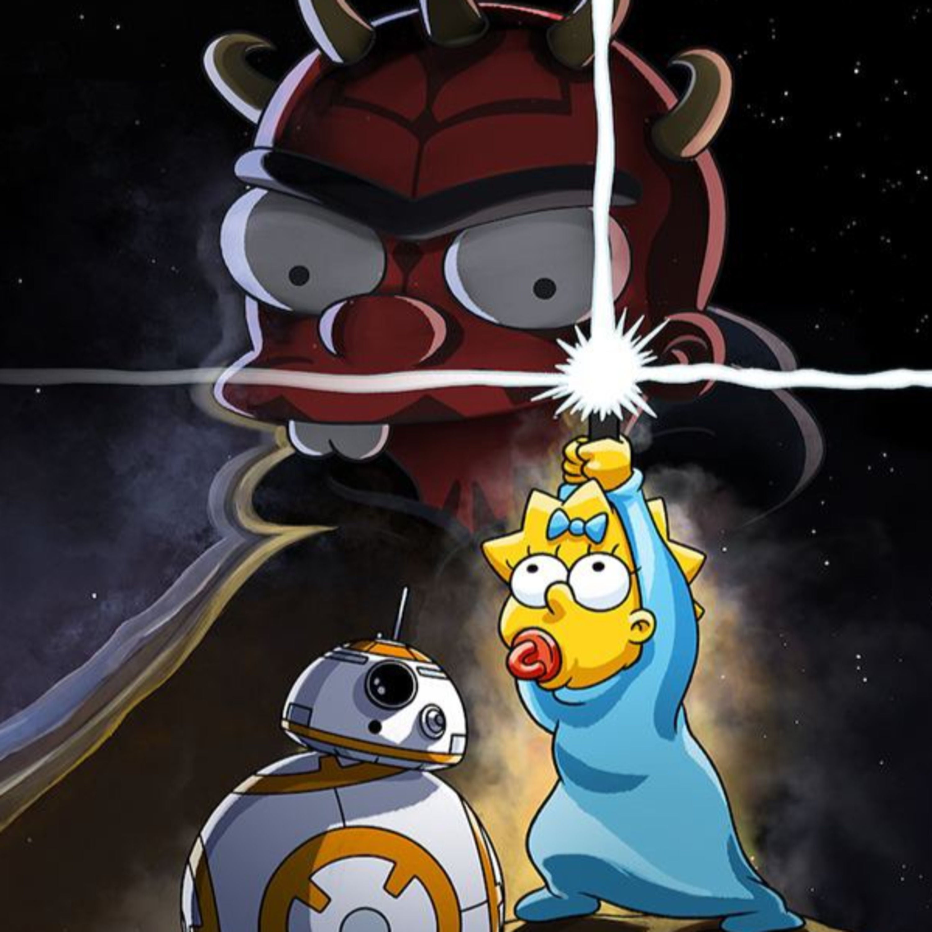Maggie Simpson in Das Erwachen der Macht Aus Ihrem Nickerchen