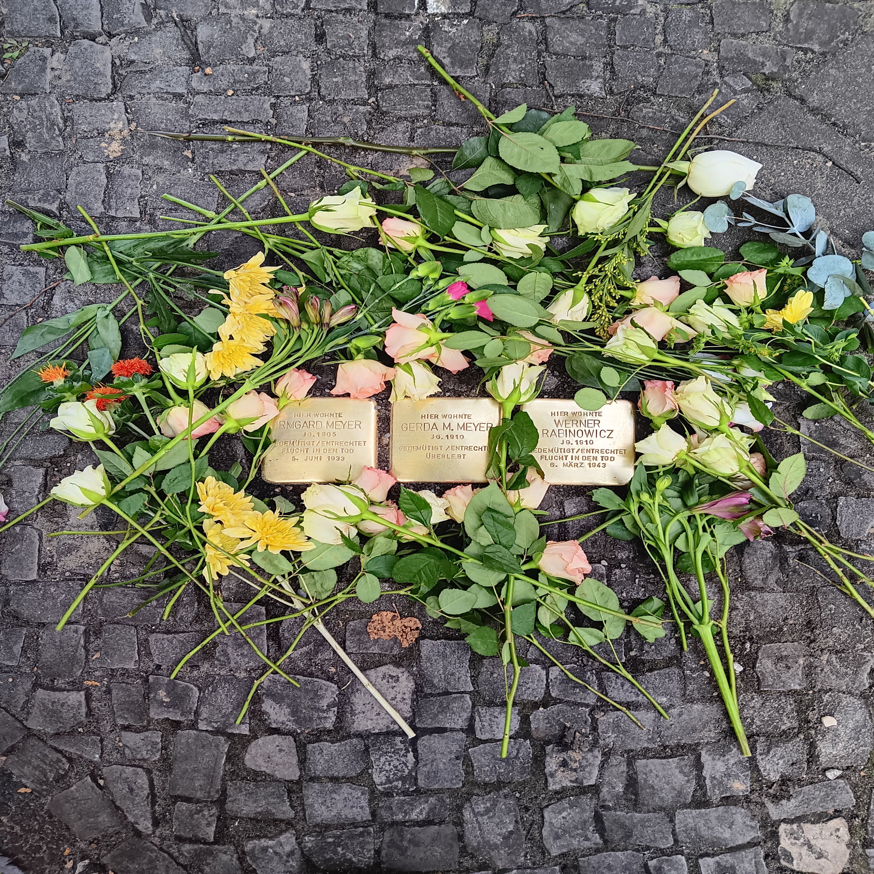 Familie Meyer bekommt einen Stolperstein