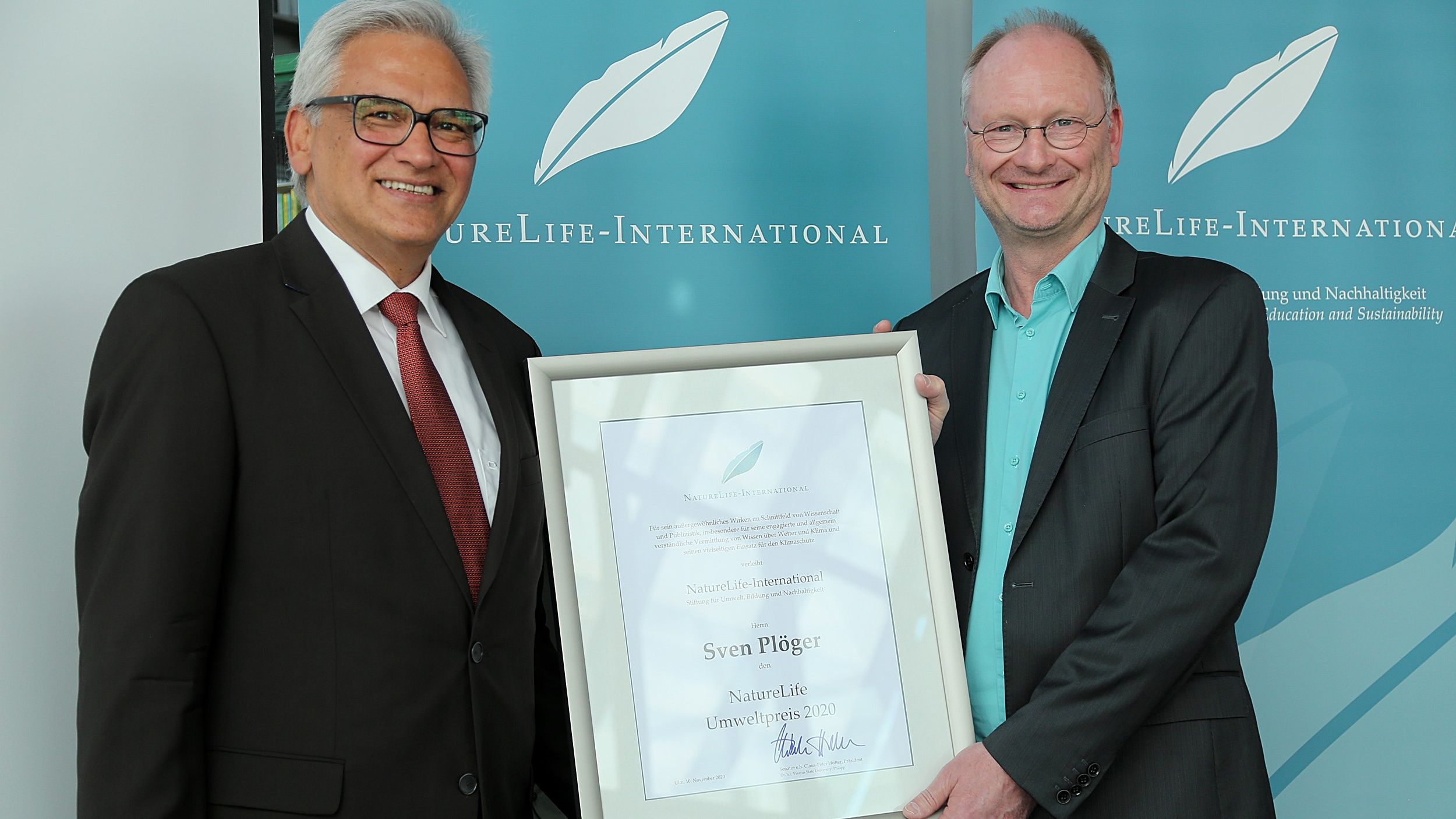 Ulm: Wettermoderator Sven Plöger bekommt den NatureLife-Umweltpreis