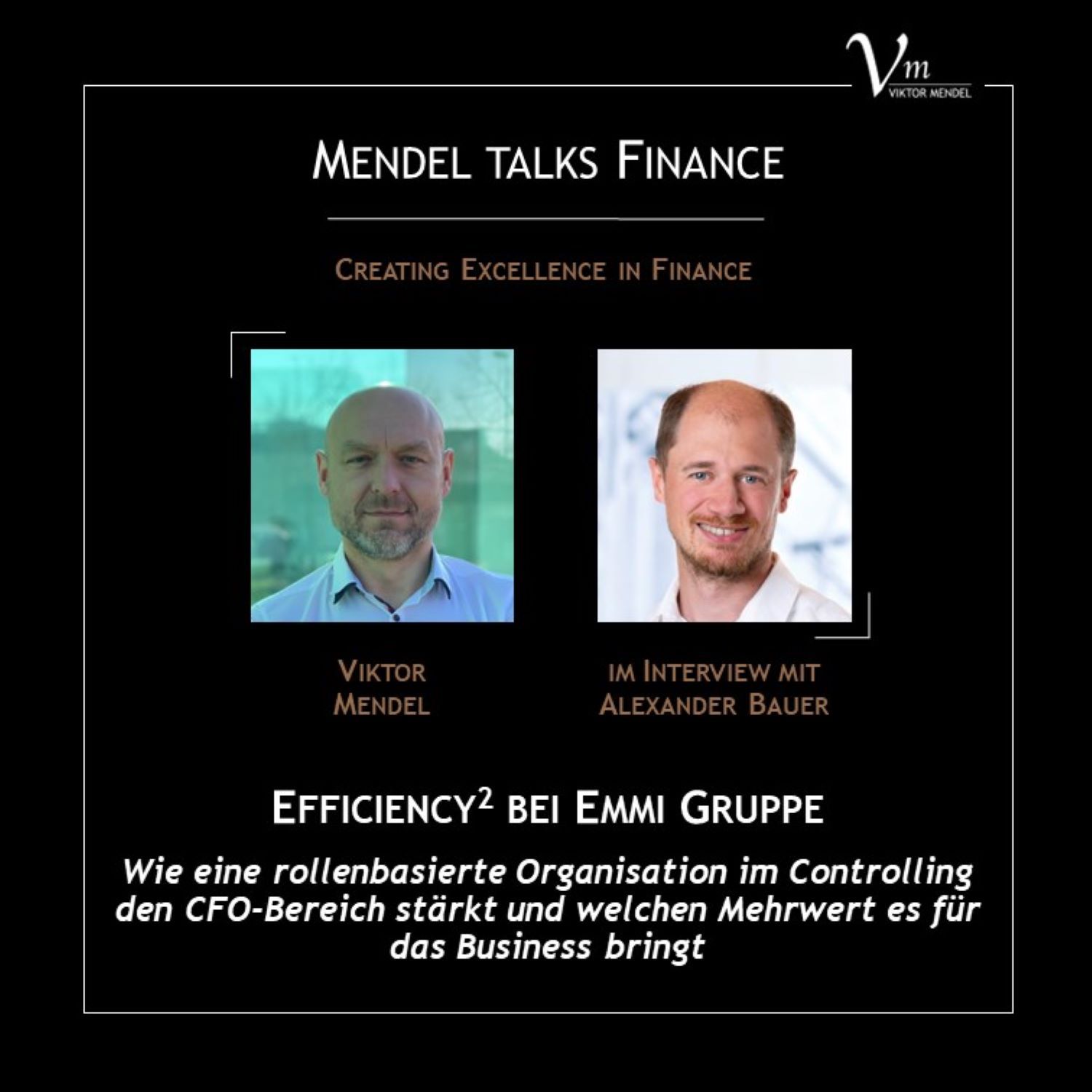 #2 EFFICIENCY^2 bei Emmi Gruppe - Wie eine rollenbasierte Organisation im Controlling den CFO-Bereich stärkt