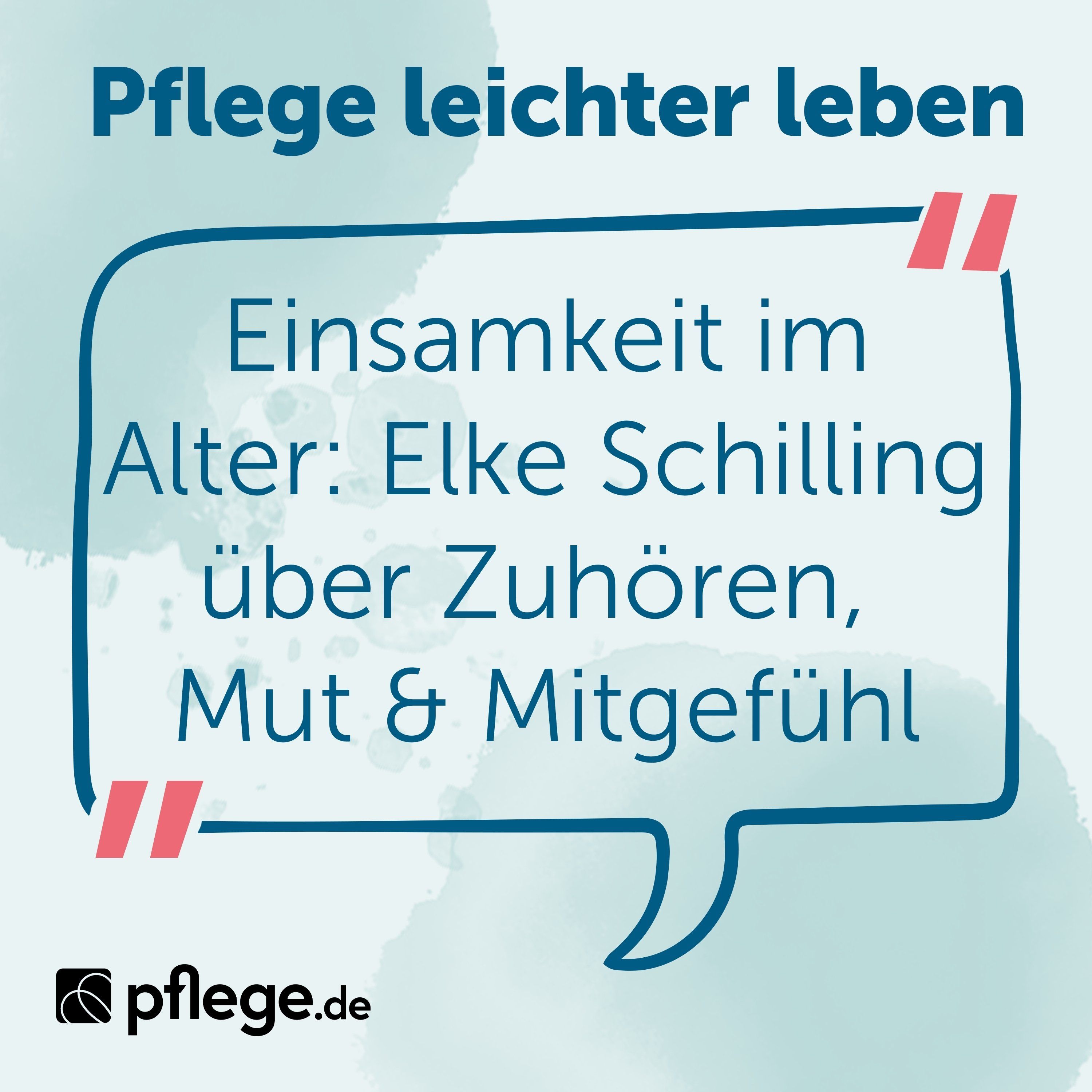 Einsamkeit im Alter: Elke Schilling vom Silbernetz e.V. über Zuhören, Mut und Mitgefühl