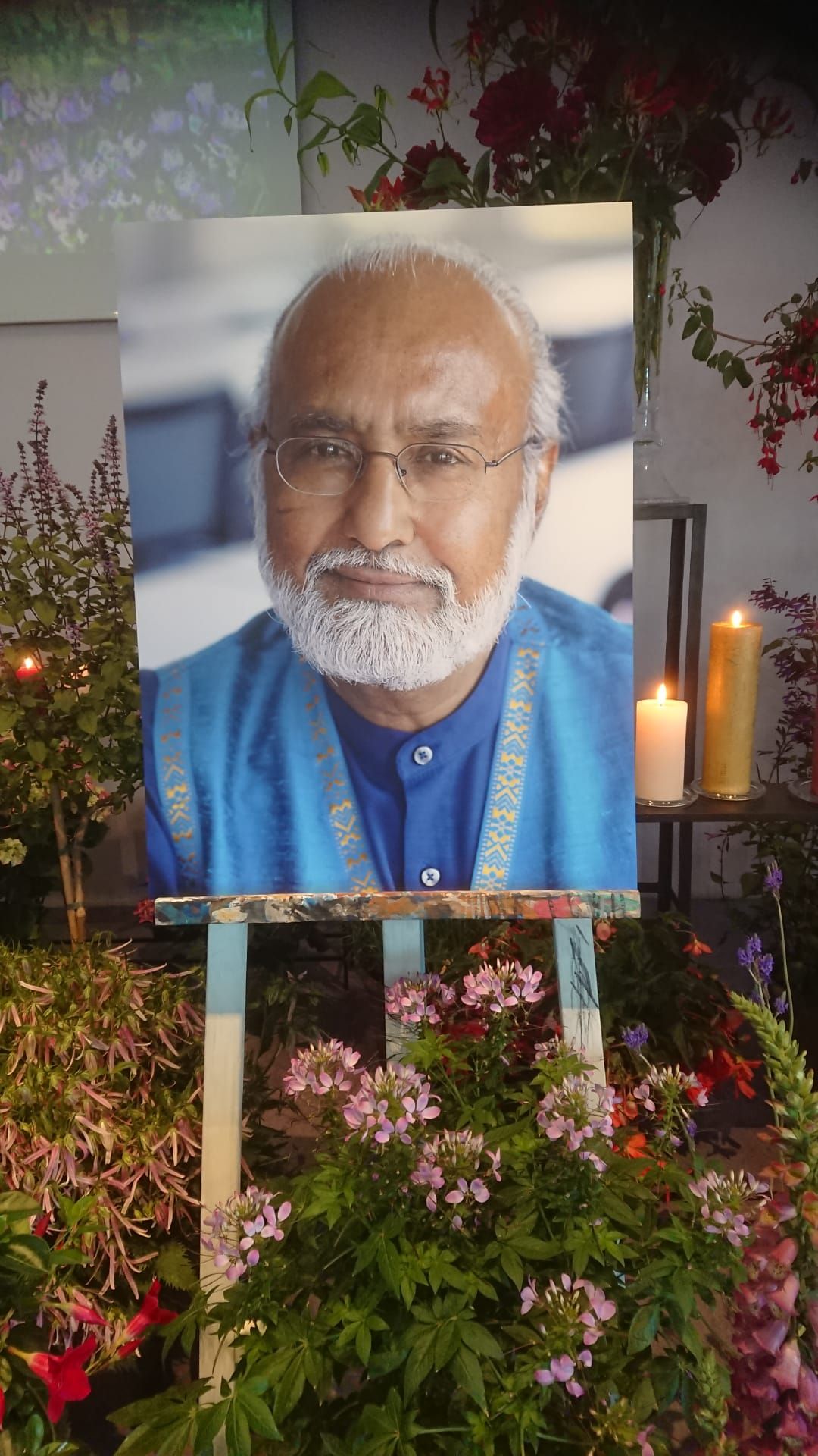 Trauerfeier von Dr. Mohinder Singh Jus