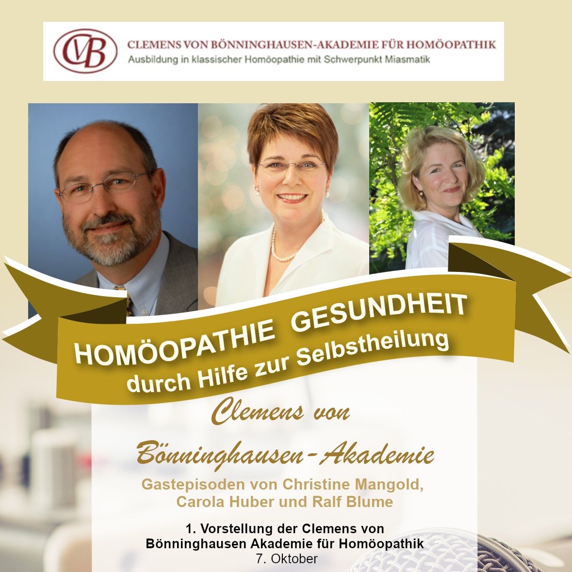 Clemens von Bönninghausen Akademie für Homöopathik stellt ich vor