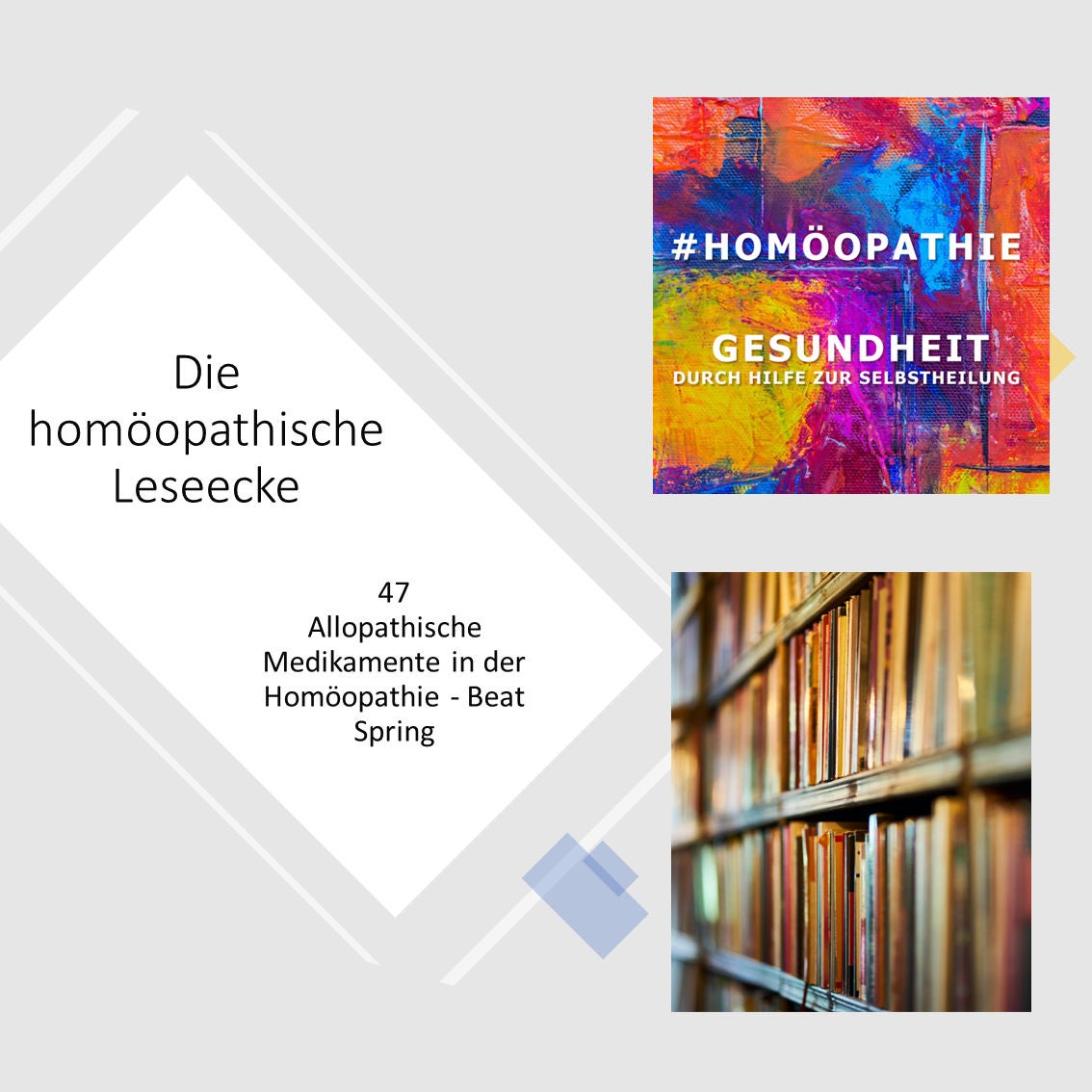Allopathische Medikamente in der Homöopathie - Beat Spring