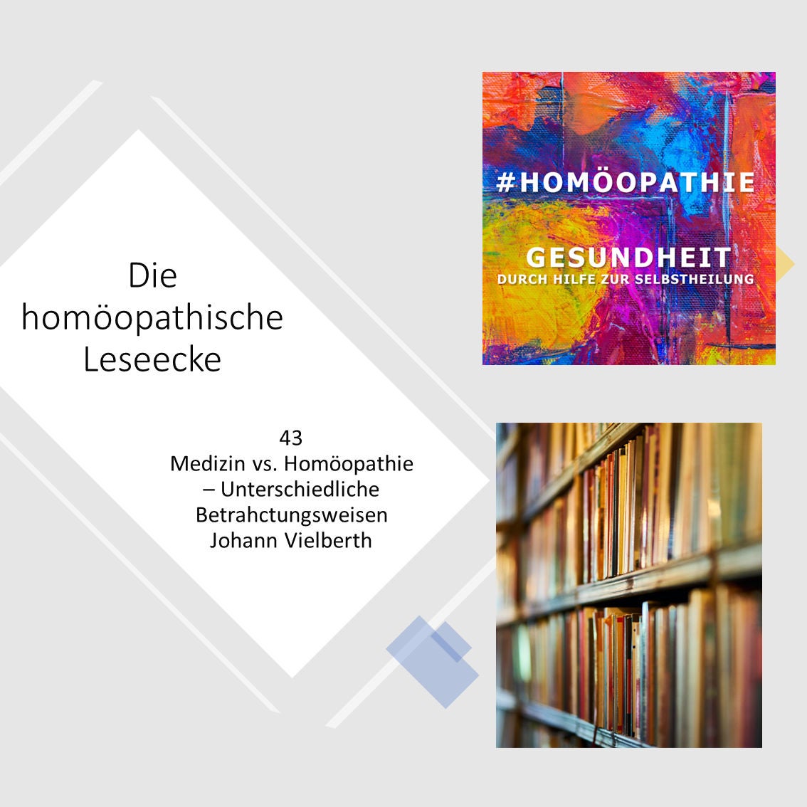 Medizin - Homöopathie - unterschiedliche Betrachtungsweisen - Johann Vielberth