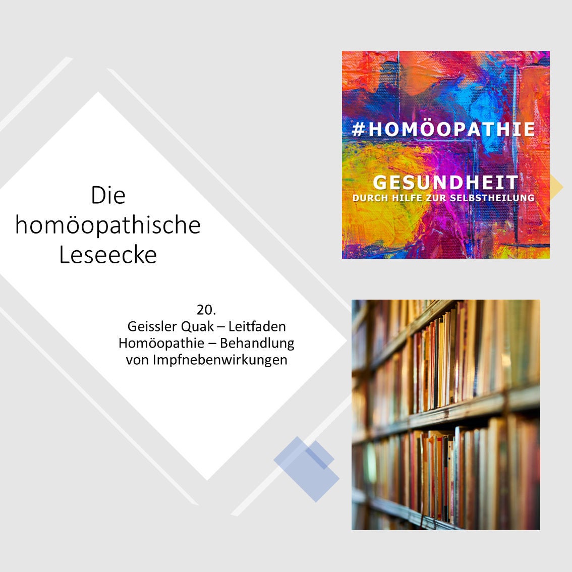 Behandlung von Impfnebenwirkungen - Geissler Quak