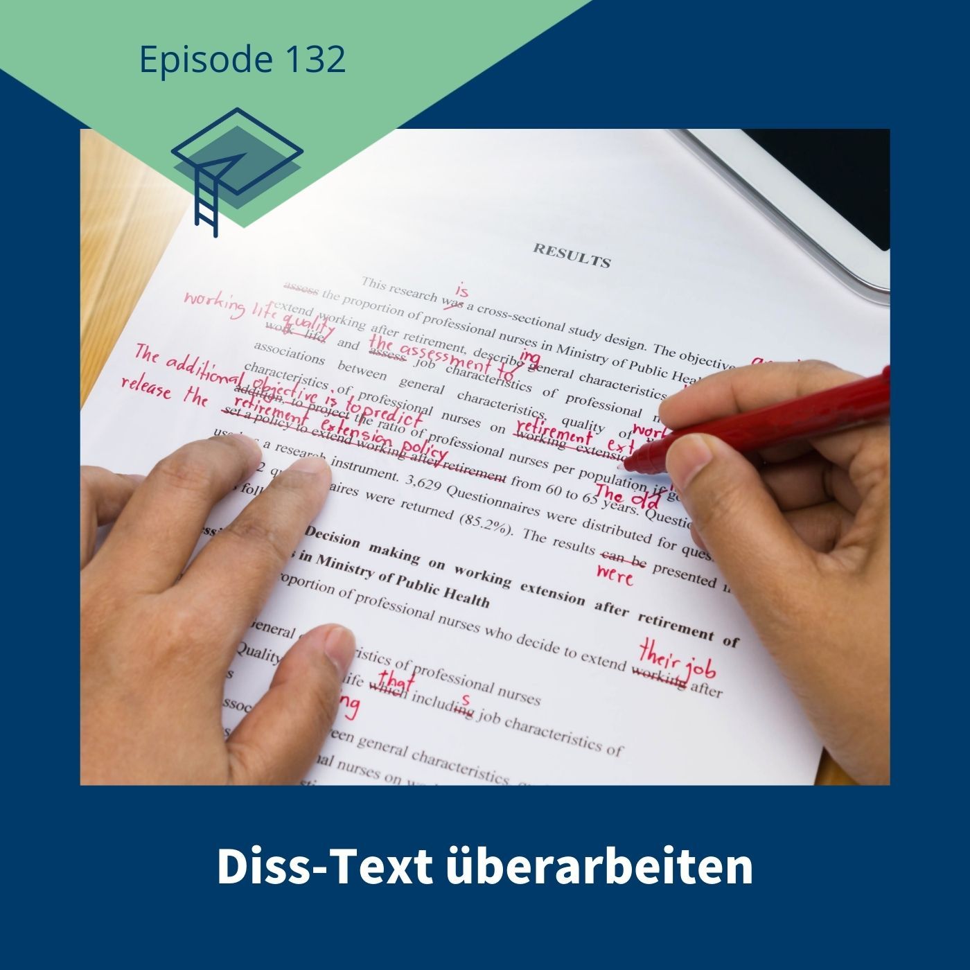 Den Dissertations-Text überarbeiten