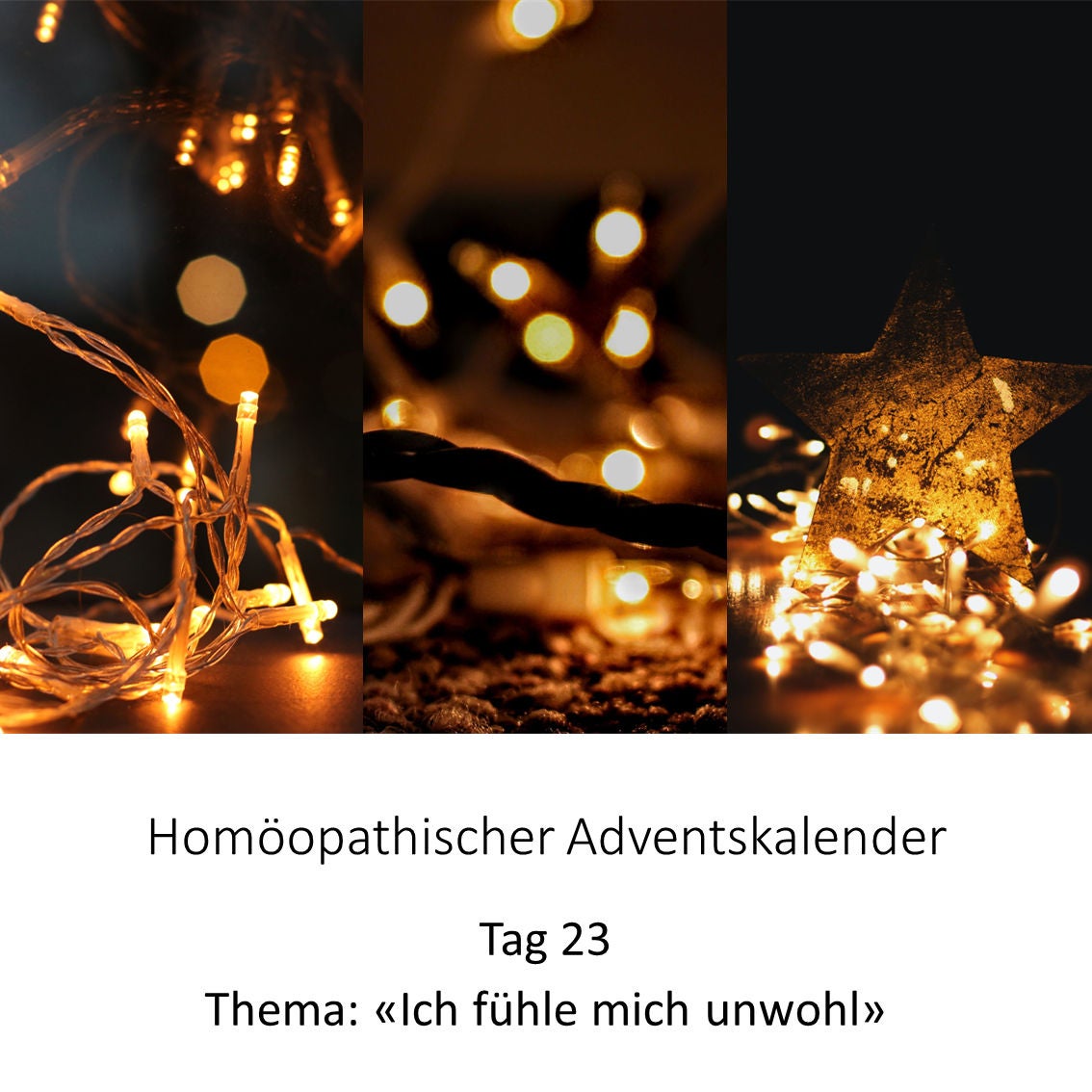 Türchen 23 Mir ist Unwohl
