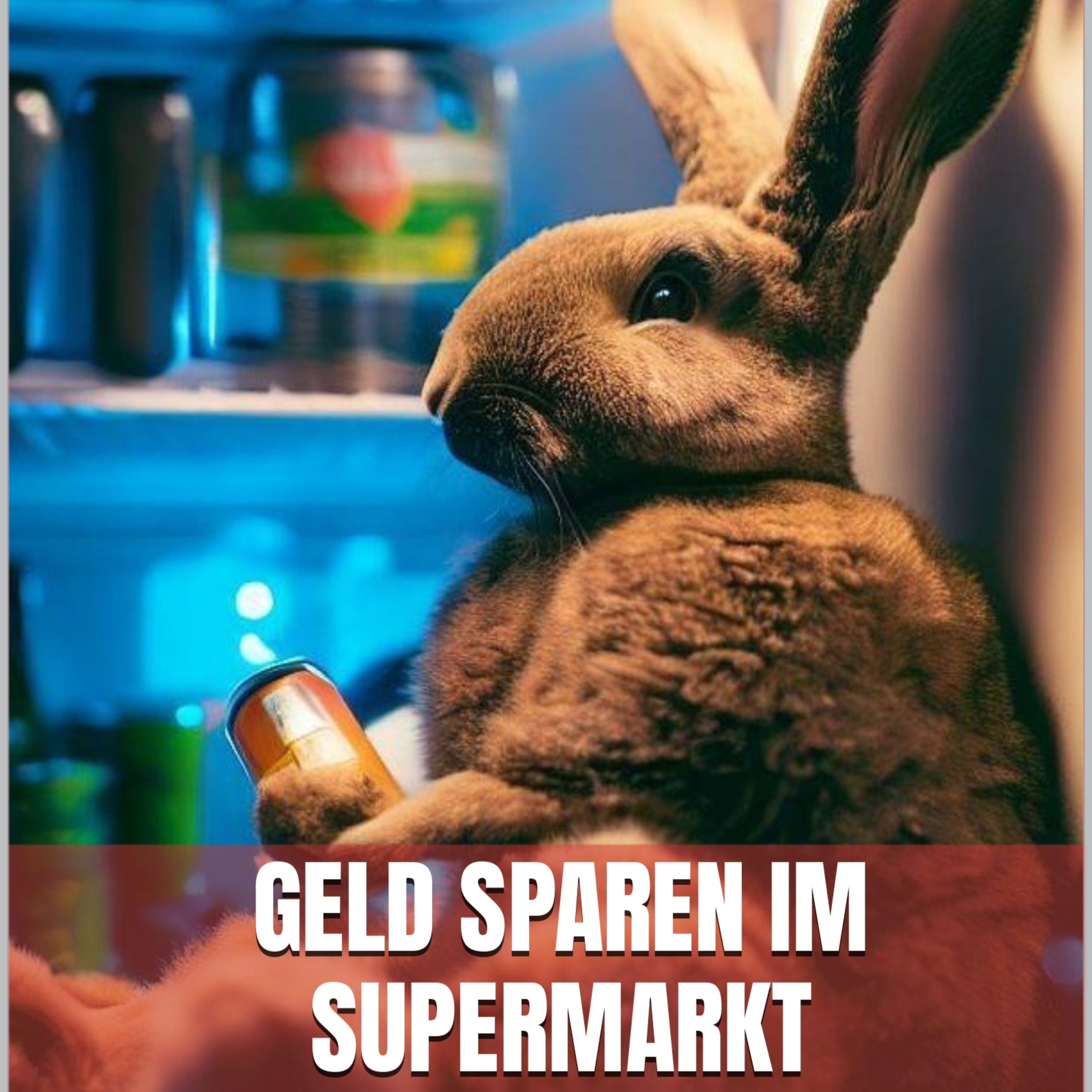 Geld Sparen im Supermarkt
