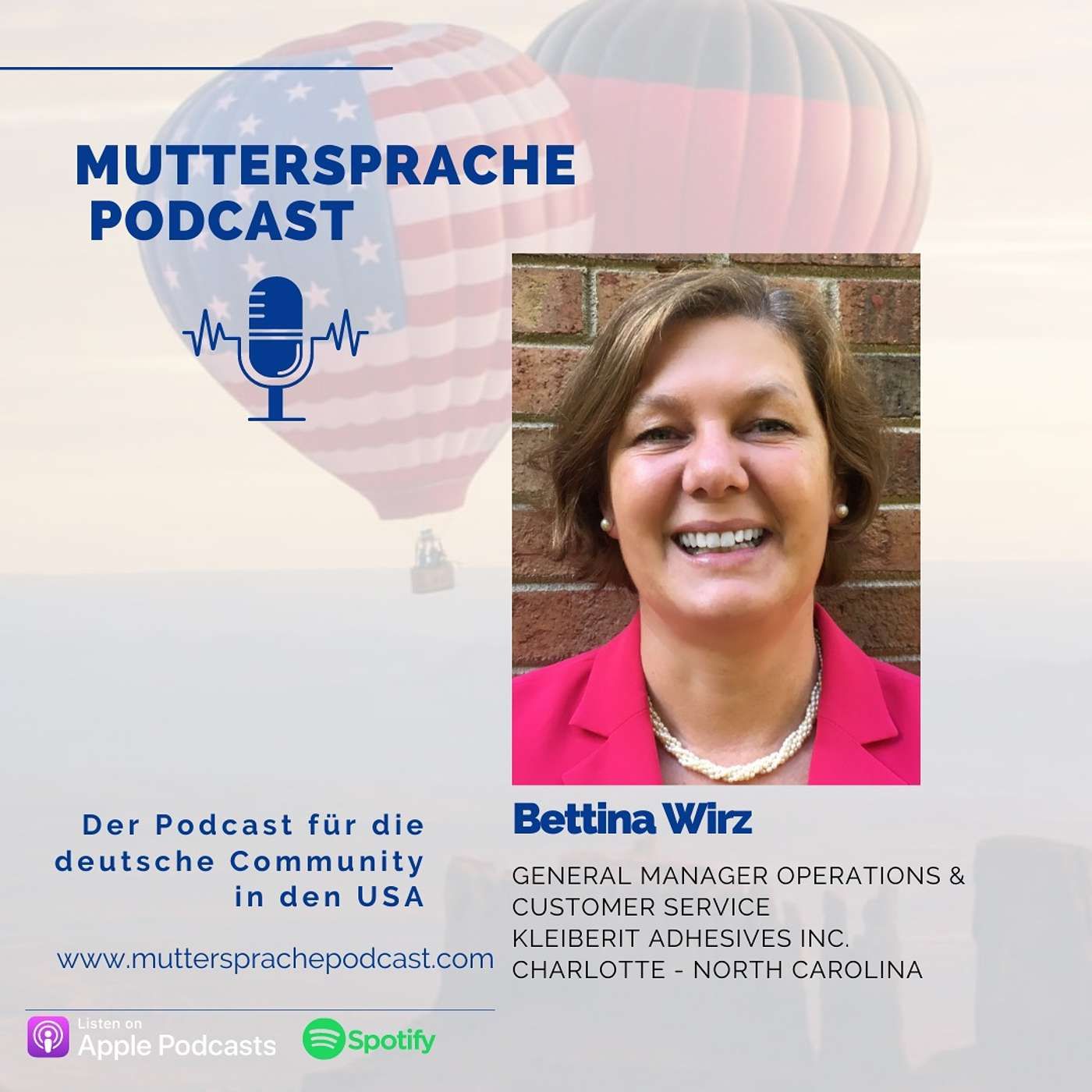 Bettina Wirz General Manager Operations & Customer Service Kleiberit Adhesive Inc. Charlotte North Carolina - INTERVIEW